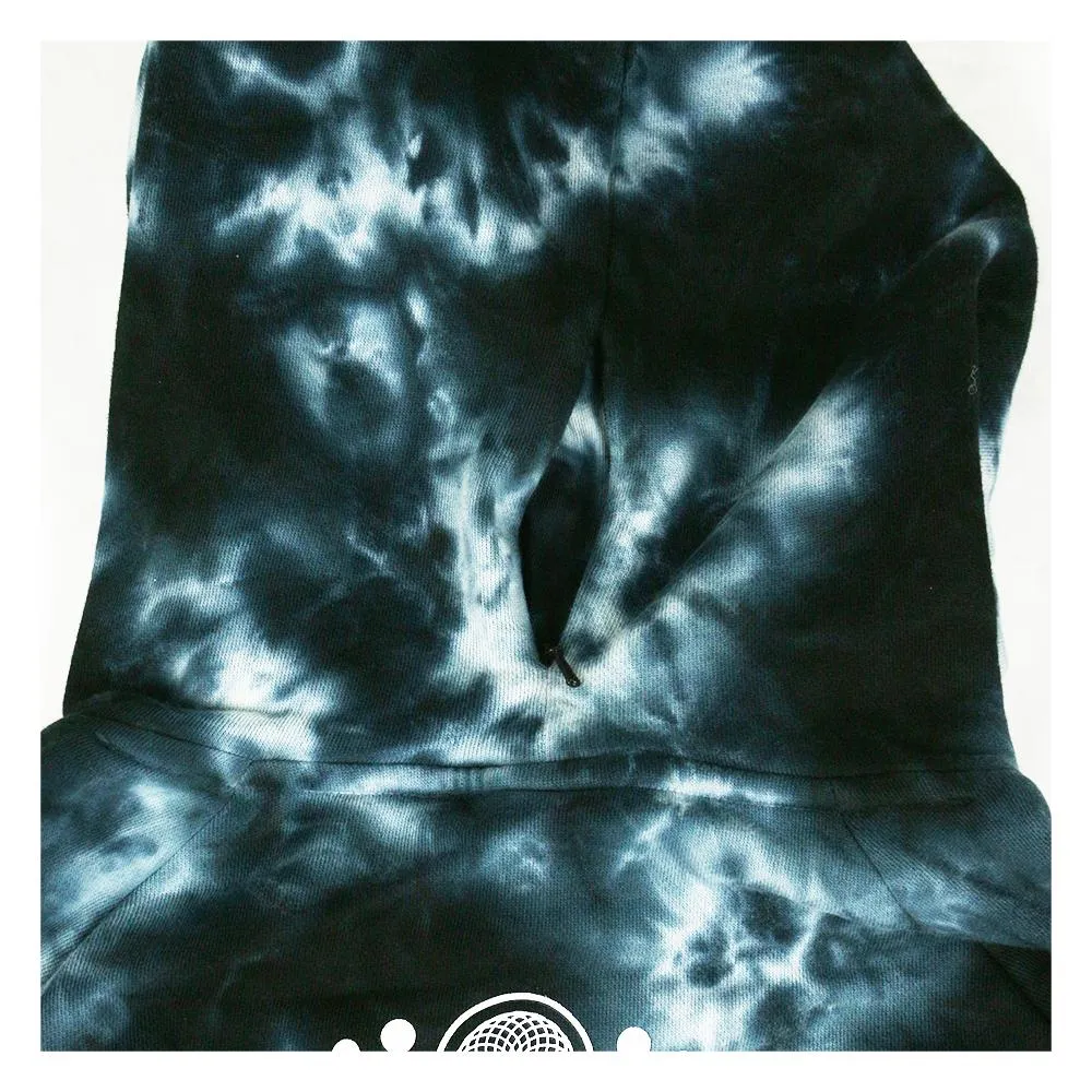 11th Anniversary Womens Tie Dye Raglan Pullover Hoodie