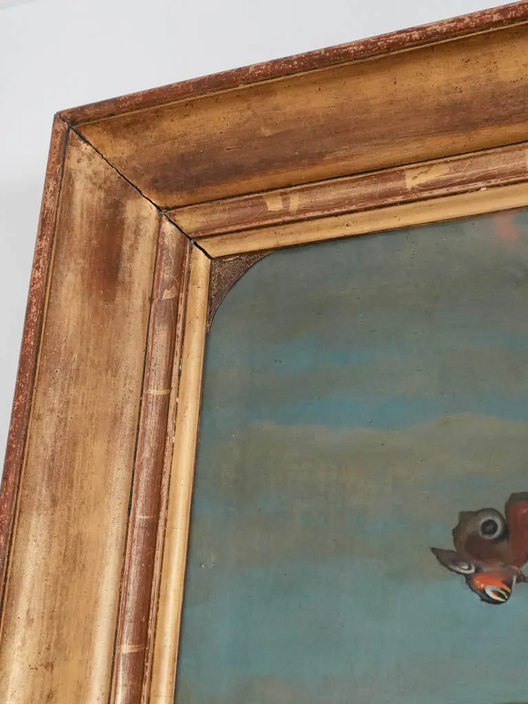 1866 Autumn Still Life Painting by H.E. Delorme – Signed, Original Frame 50½ x 40½"