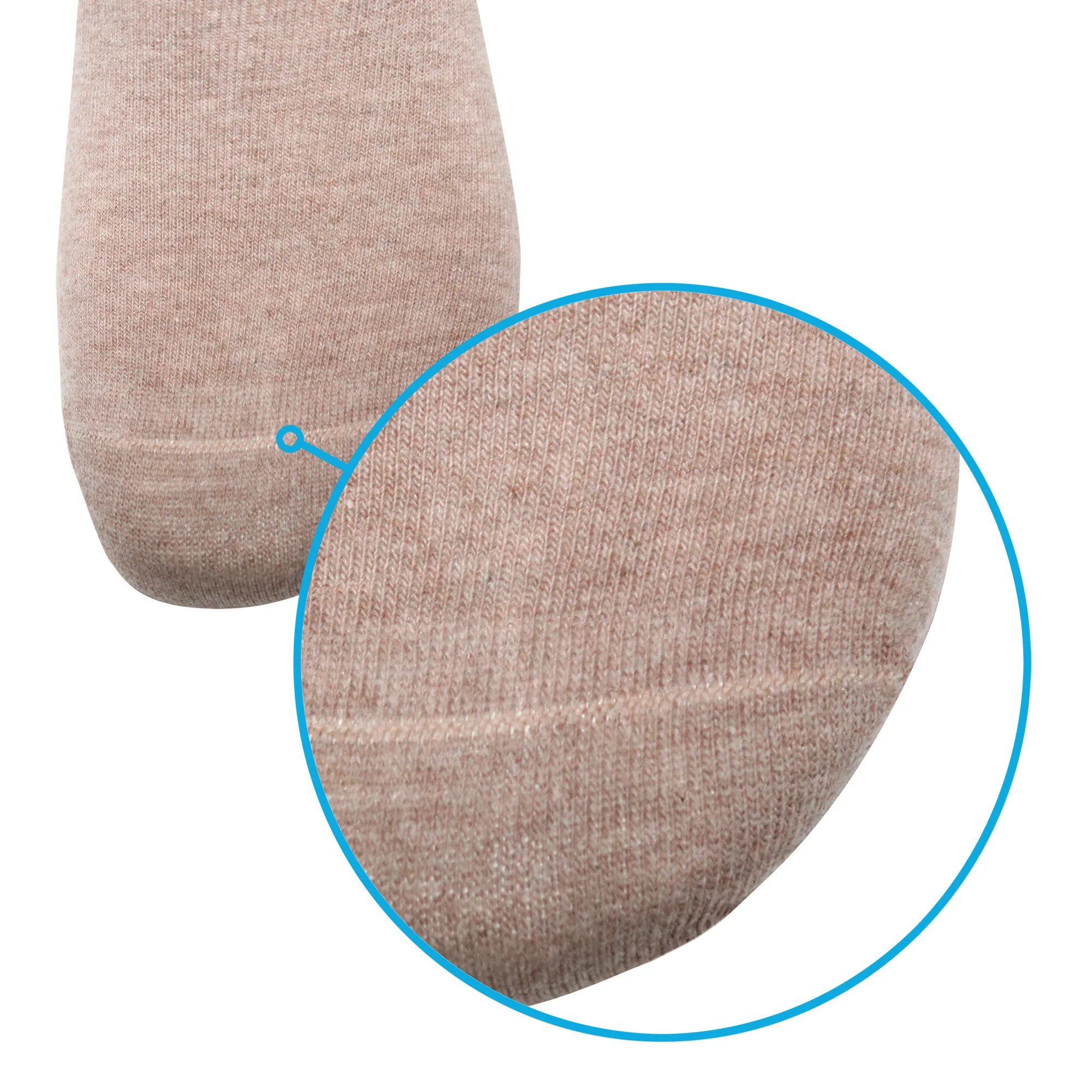 3 Pairs Blues - Mens Diabetic Soft Grip Non Elastic Loose Weave Top Diabetic Socks Size 6-11