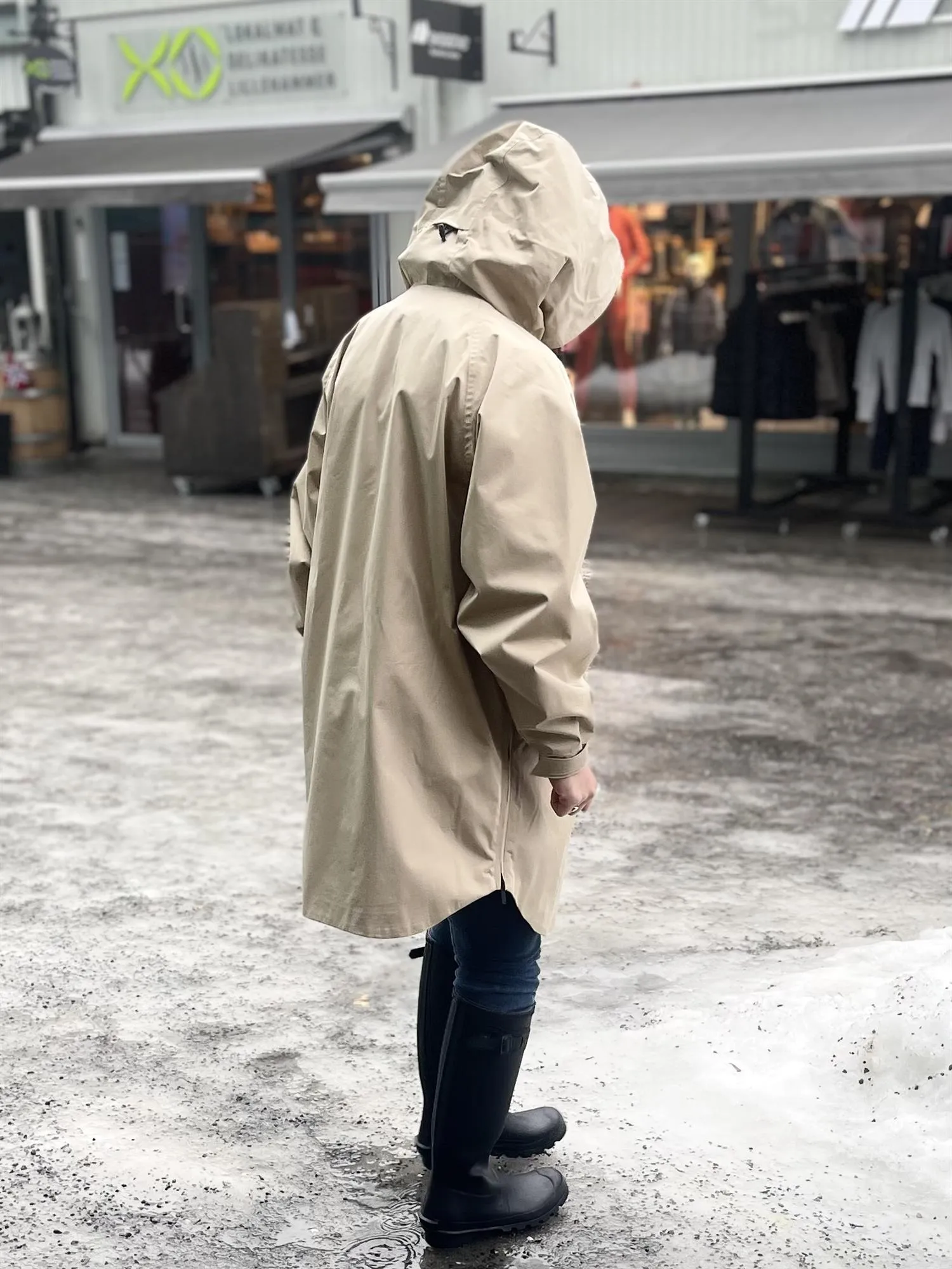 ADA  Poncho Parka Sand