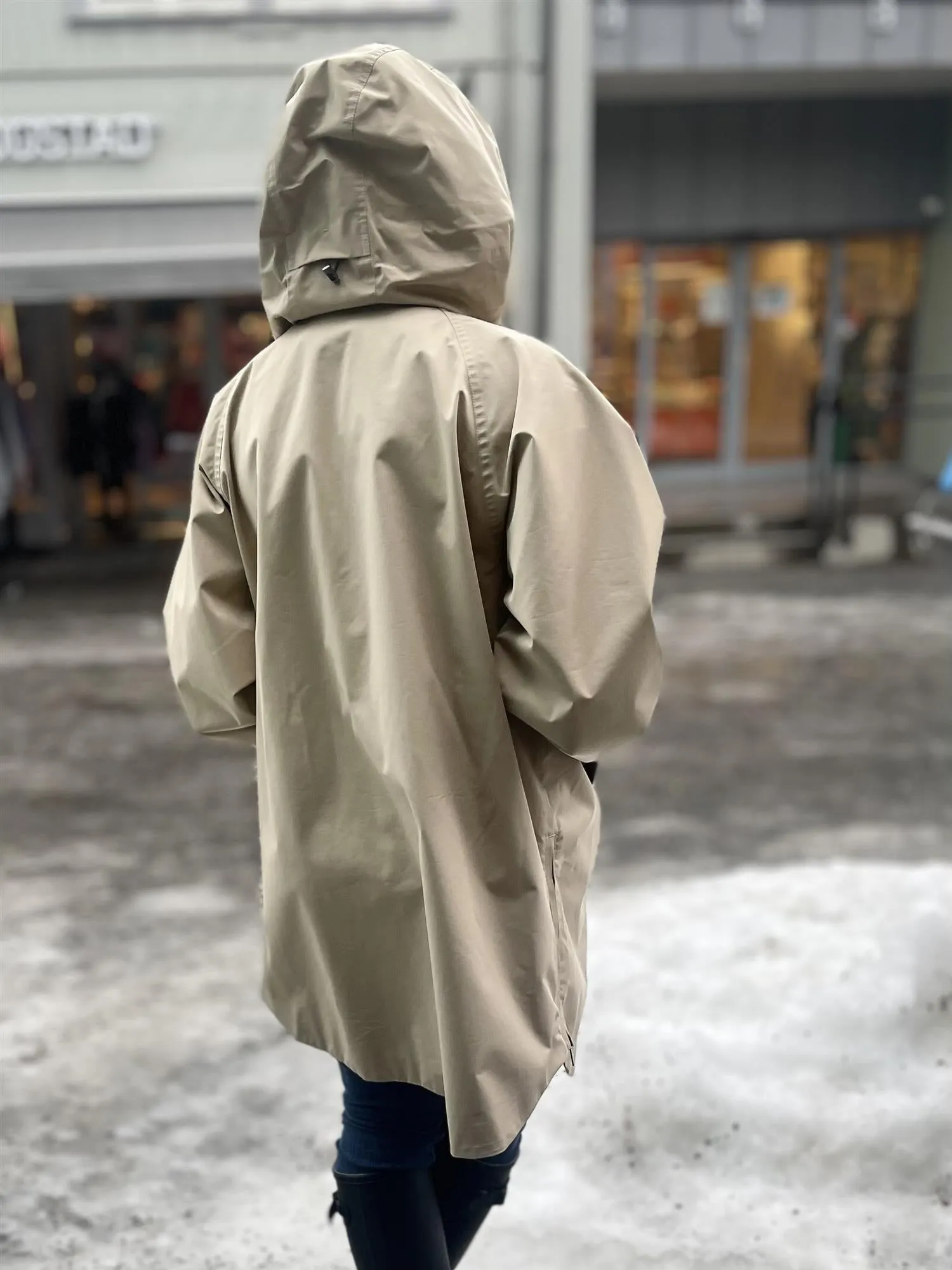 ADA  Poncho Parka Sand