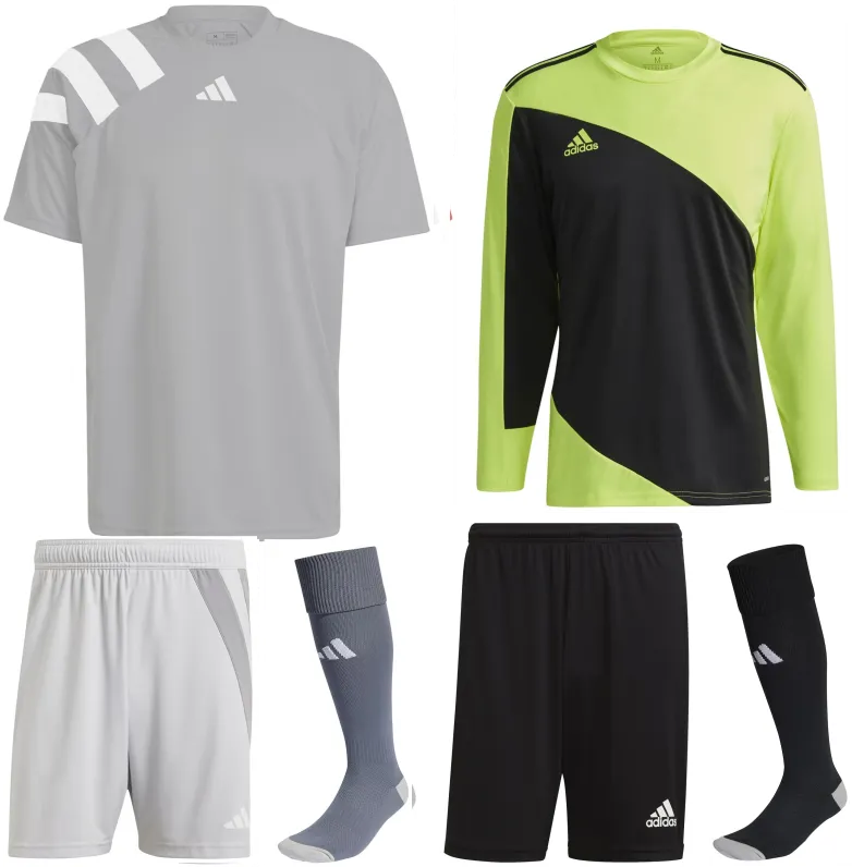 ADIDAS FORTORE 23 PREMIUM KIT BUNDLE GREY WHITE