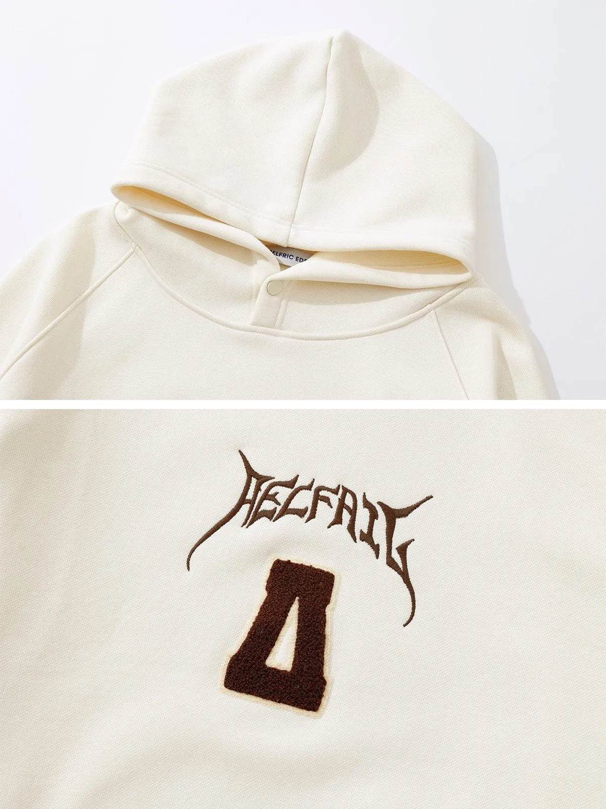 Aelfric Eden Towel Embroidery Drawstring Hoodie