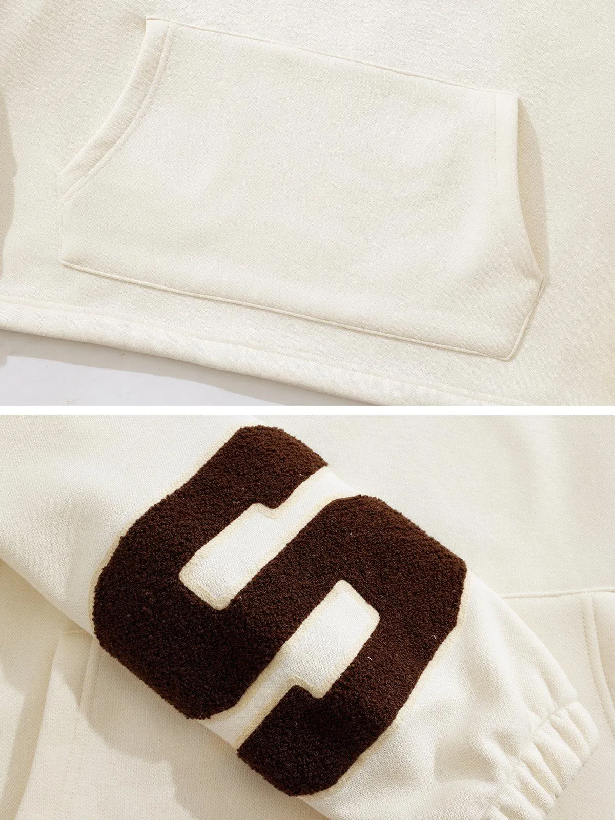 Aelfric Eden Towel Embroidery Drawstring Hoodie
