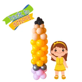 Back to School Balloon Pencil