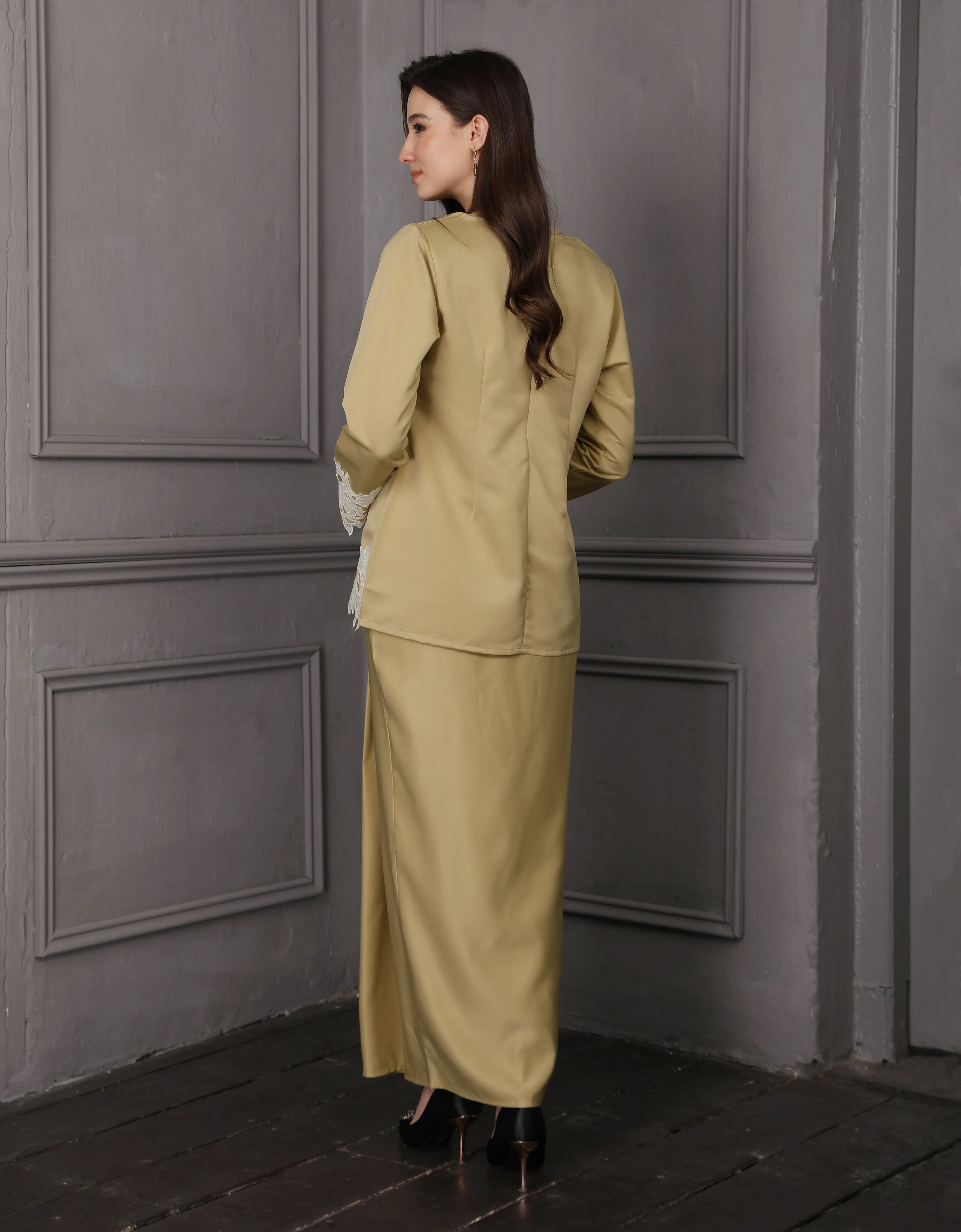 BAJU KURUNG KEDAH JULYA (AVOCADO)