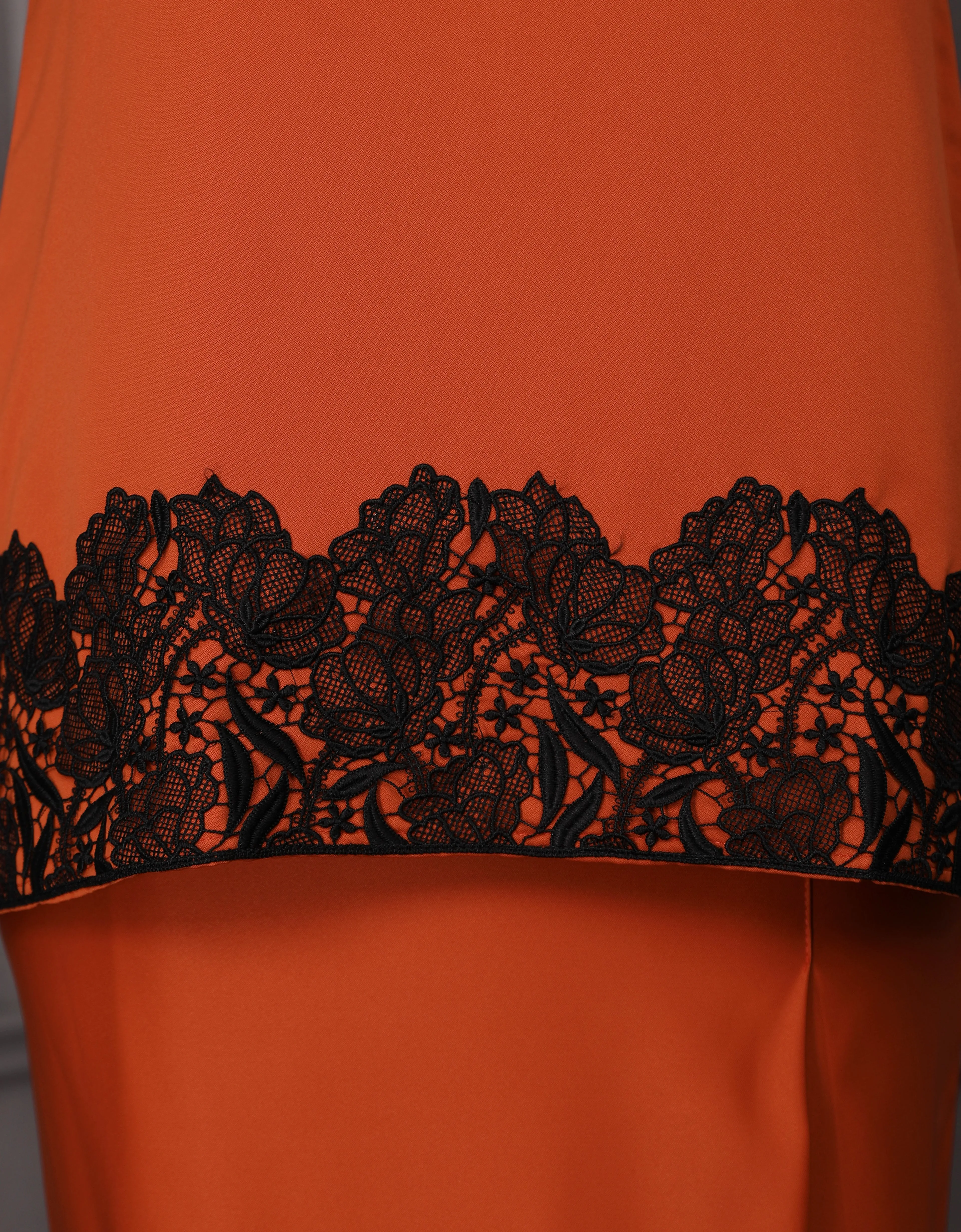 BAJU KURUNG KEDAH JULYA (BURNT ORANGE)