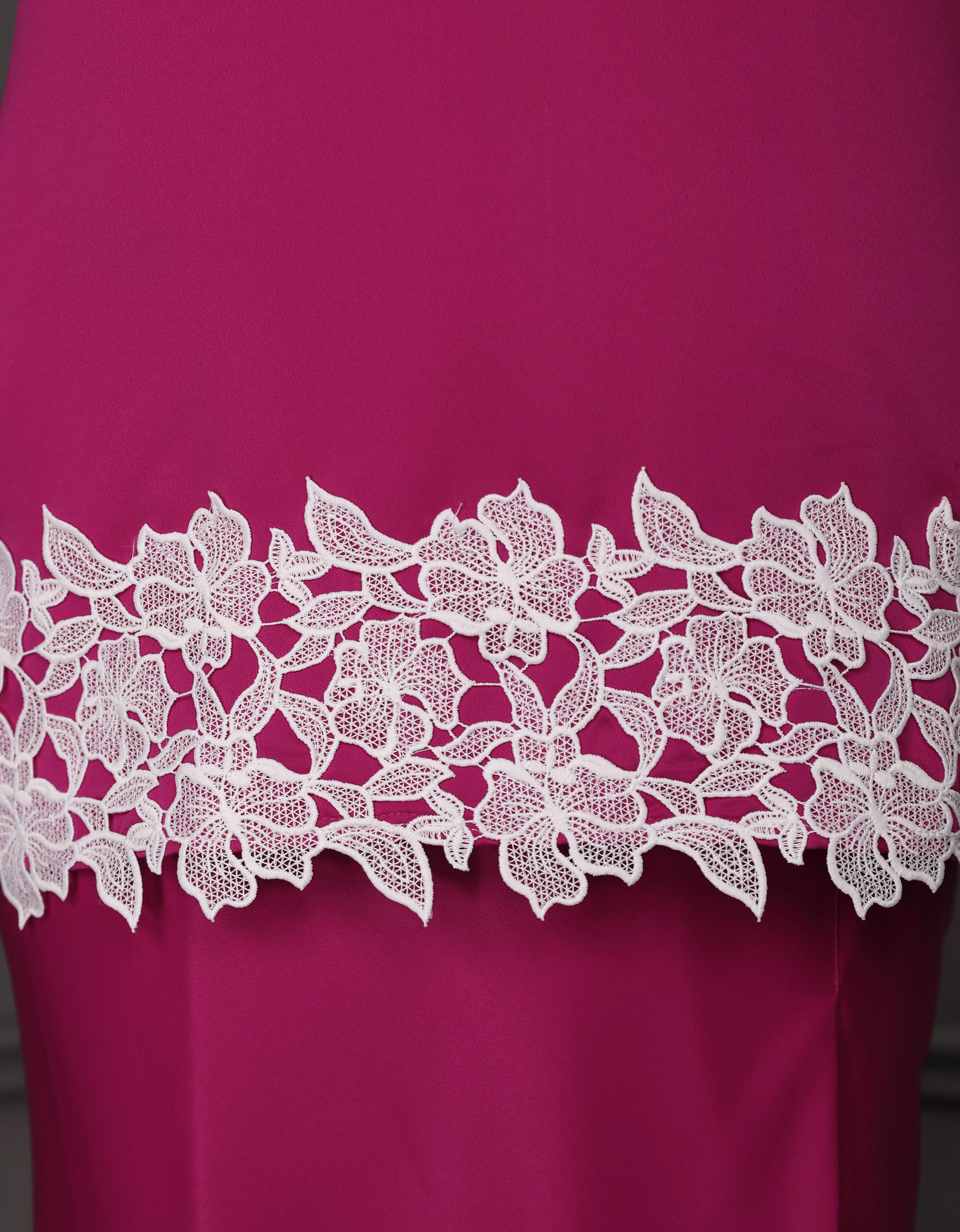 BAJU KURUNG KEDAH JULYA (FUCHSIA PINK)