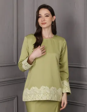 BAJU KURUNG KEDAH JULYA (GREEN TEA)