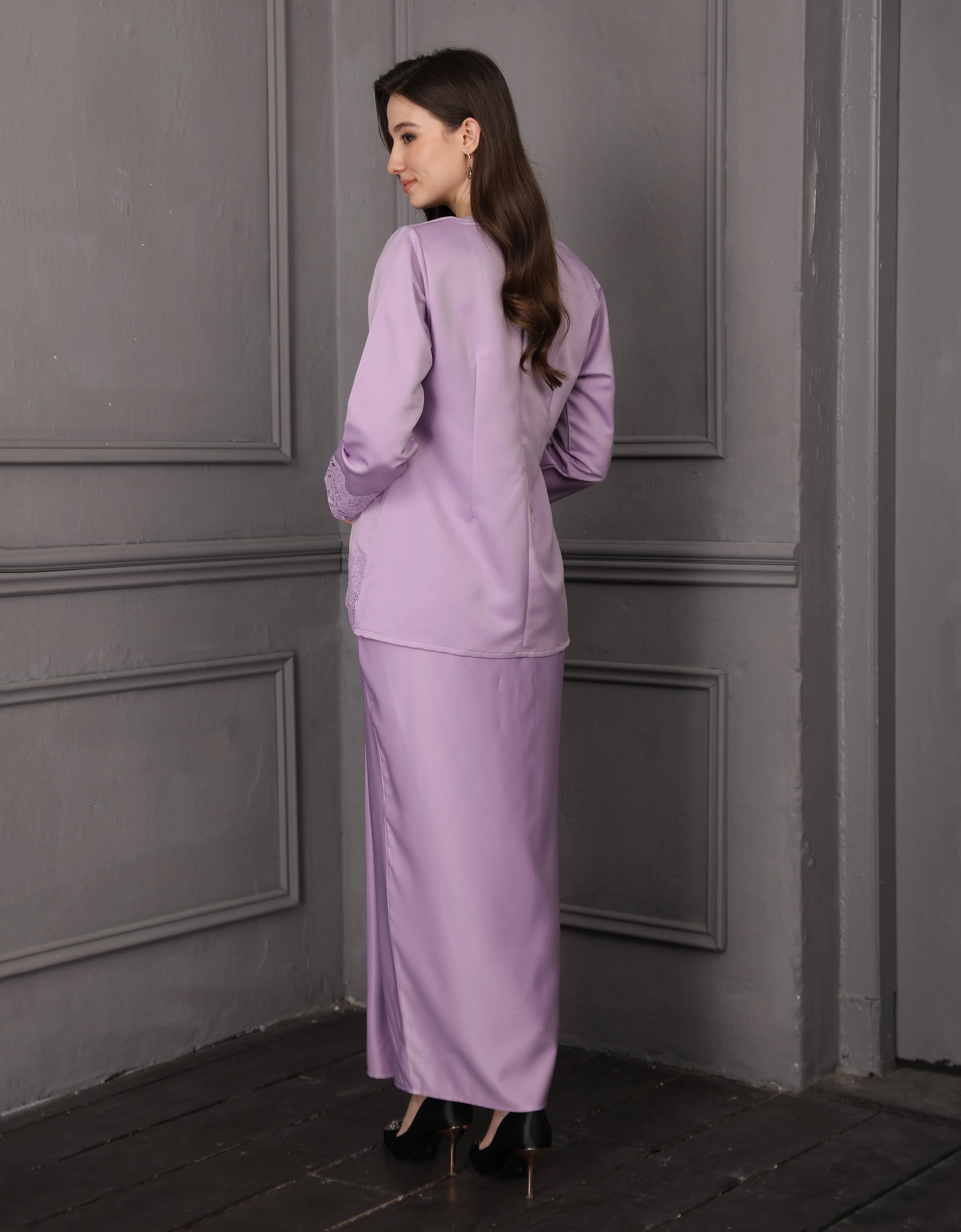 BAJU KURUNG KEDAH JULYA (LILAC)