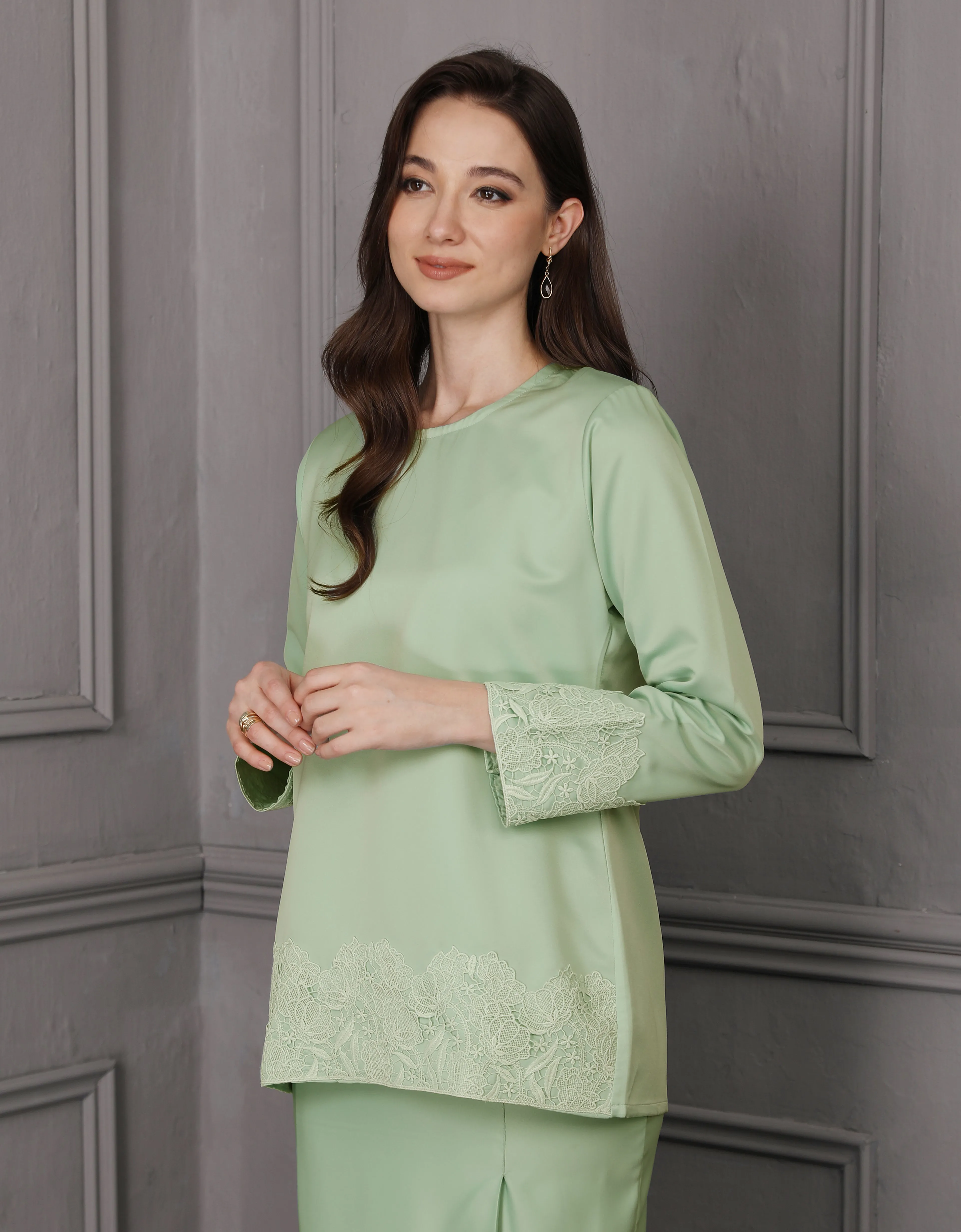 BAJU KURUNG KEDAH JULYA (MINT)