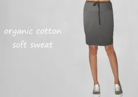 Basic koker rokje van biologische katoenen jogging / jersey pencil skirt made of bio sweat