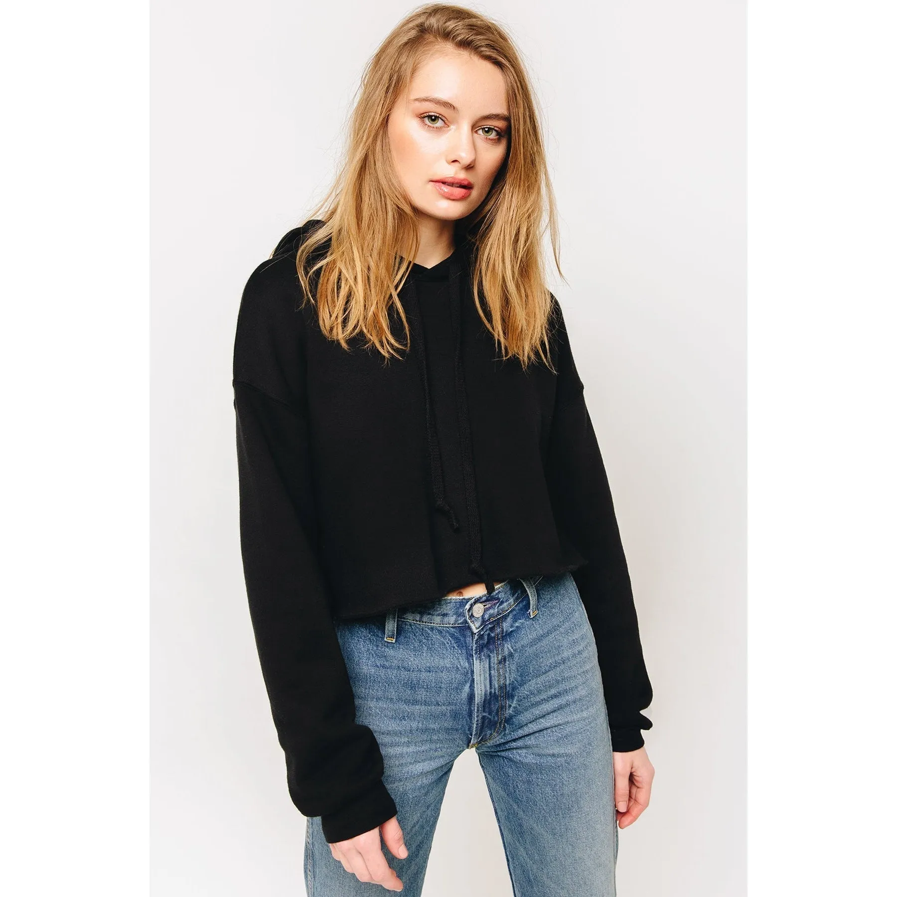 Blow Your Own Damn Mind Cropped Hoodie