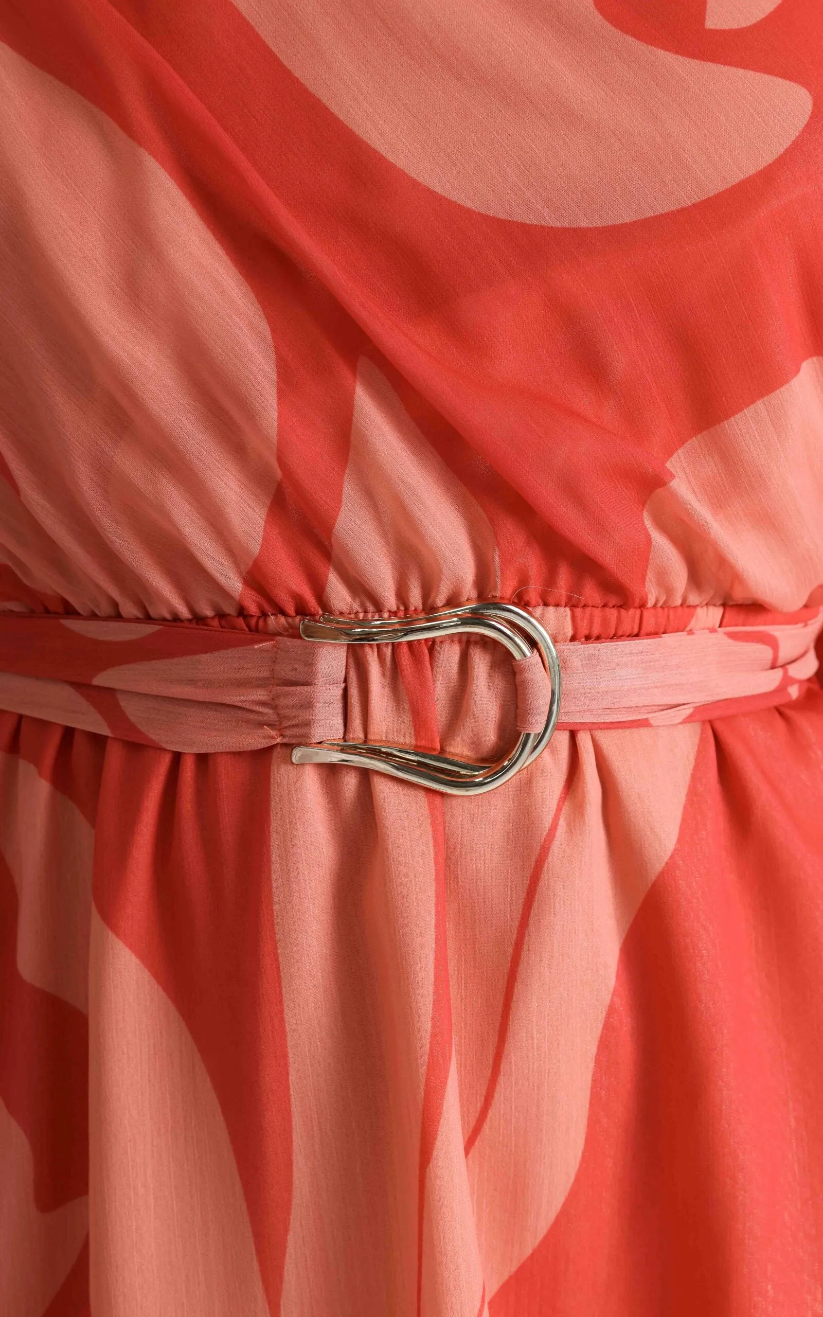 Bourke Maxi Dress - Coral Orange Floral