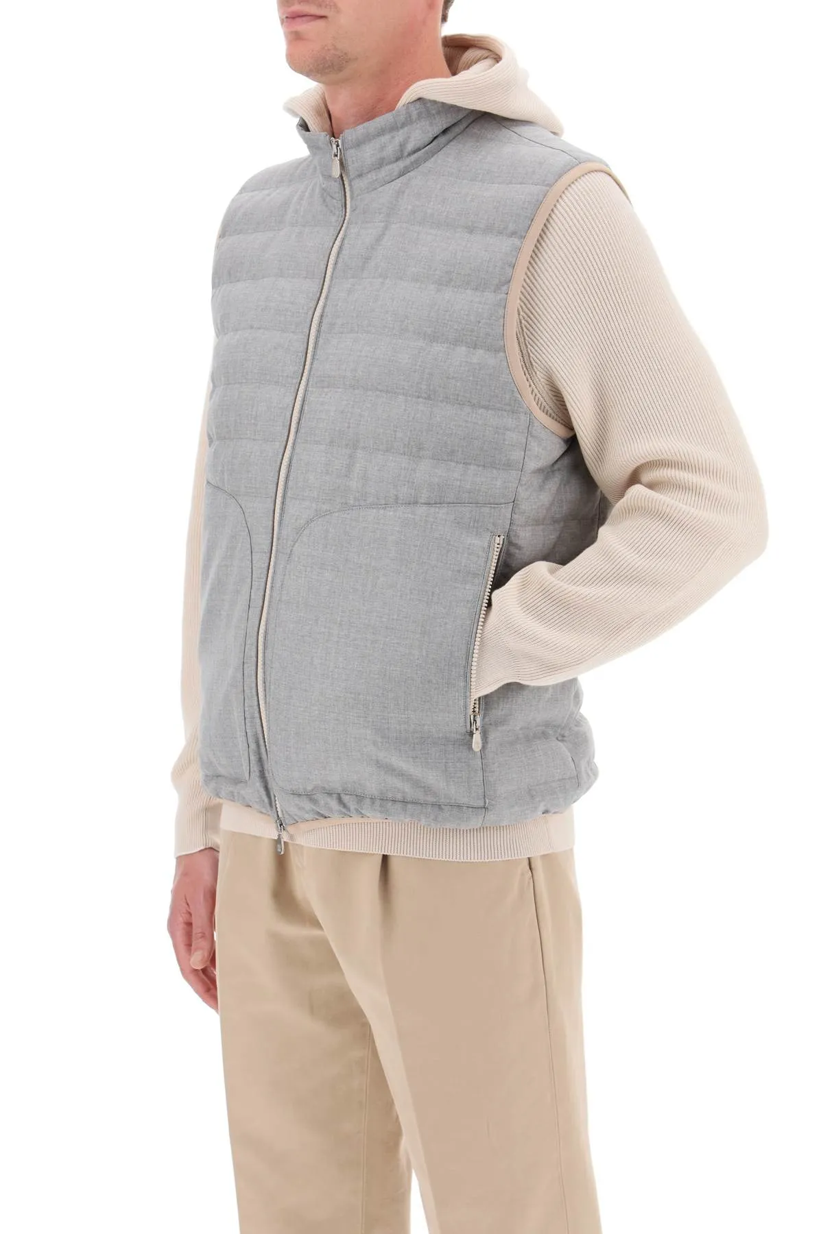 Brunello Cucinelli Wool Down Vest (Size - Xl)