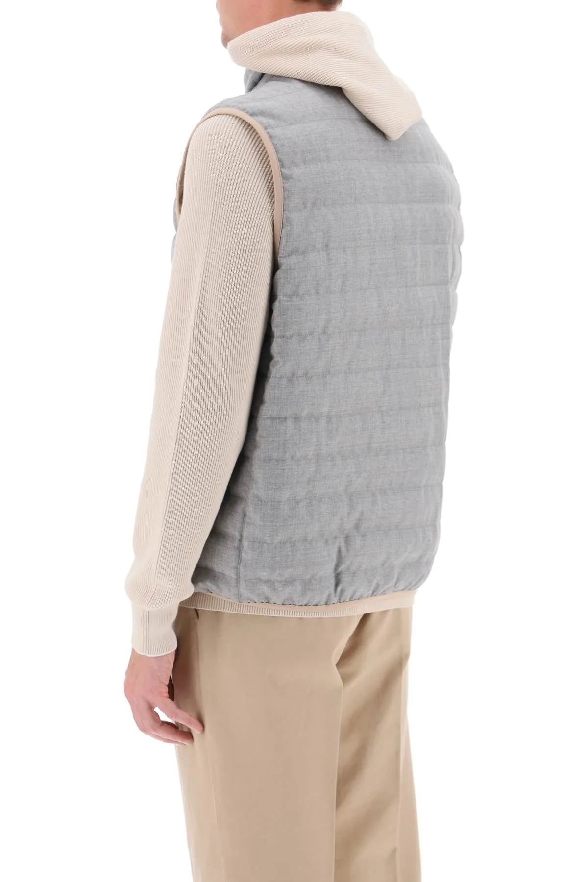 Brunello Cucinelli Wool Down Vest (Size - Xl)