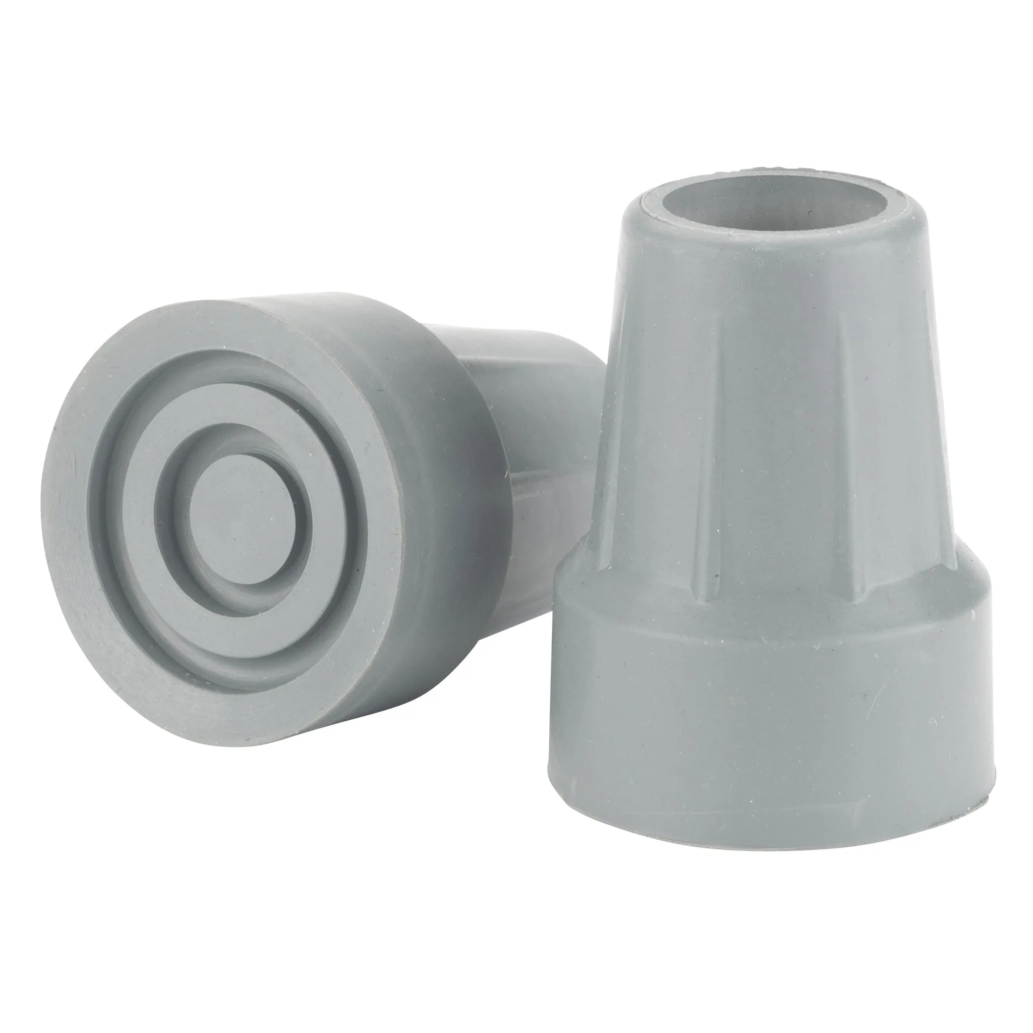 Crutch Tips, 7/8", Gray (1 pair)