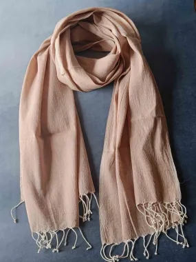 Dirty Ginger Hemp Fabric Unisex Stole