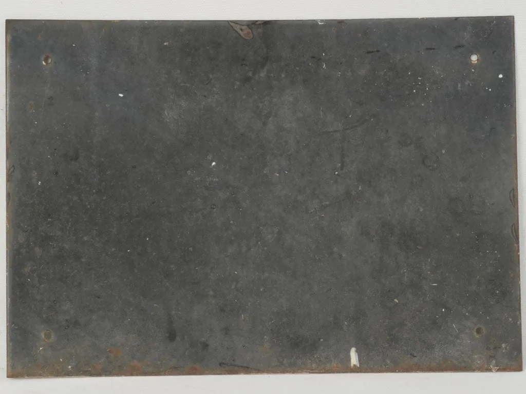 Early 20th Century Parisian Enamel Iron Street Sign – Rue de Galliera 13¾" x 19¾"
