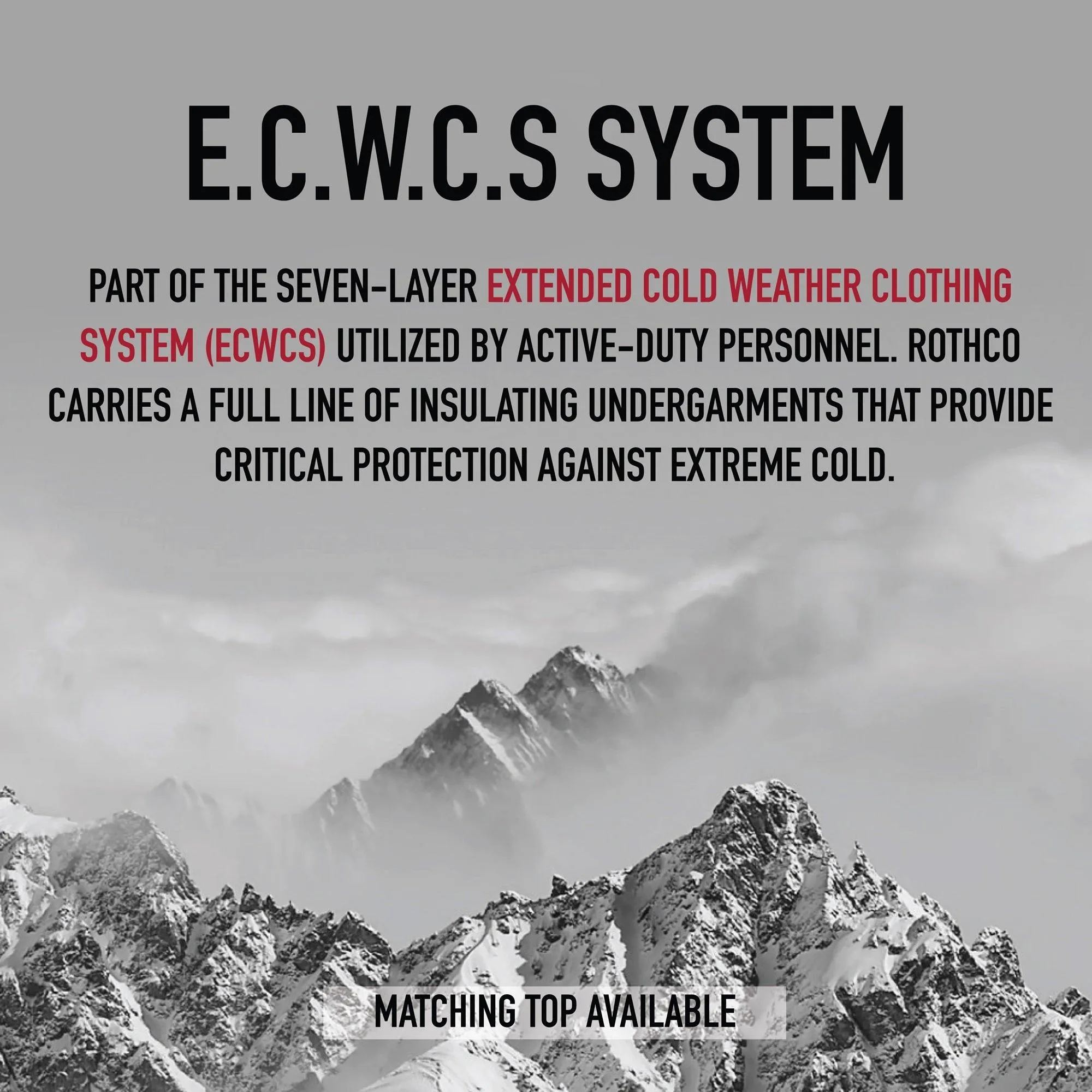 ECWCS Gen III Mid-Weight Underwear Bottoms (Level II)
