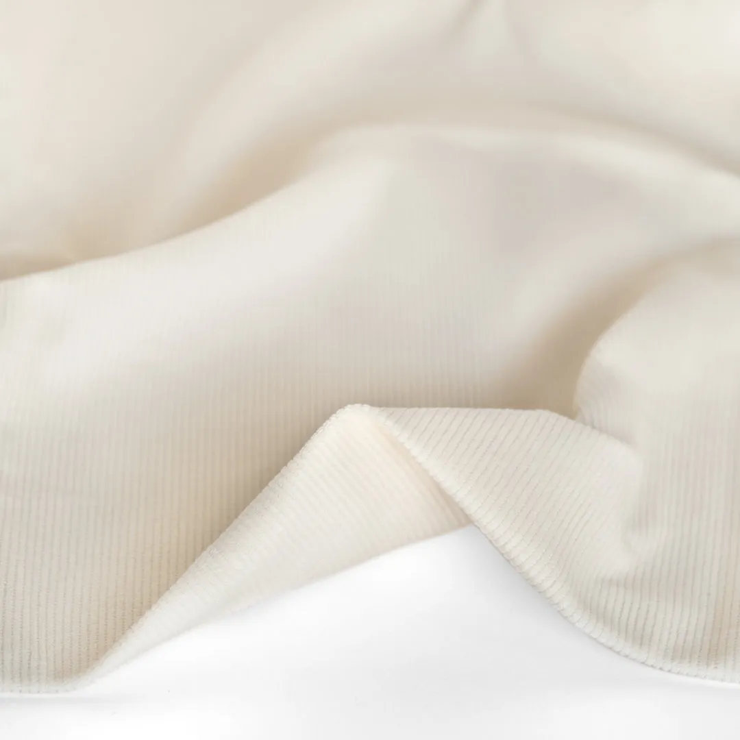 Fine Cotton Corduroy -  Ivory