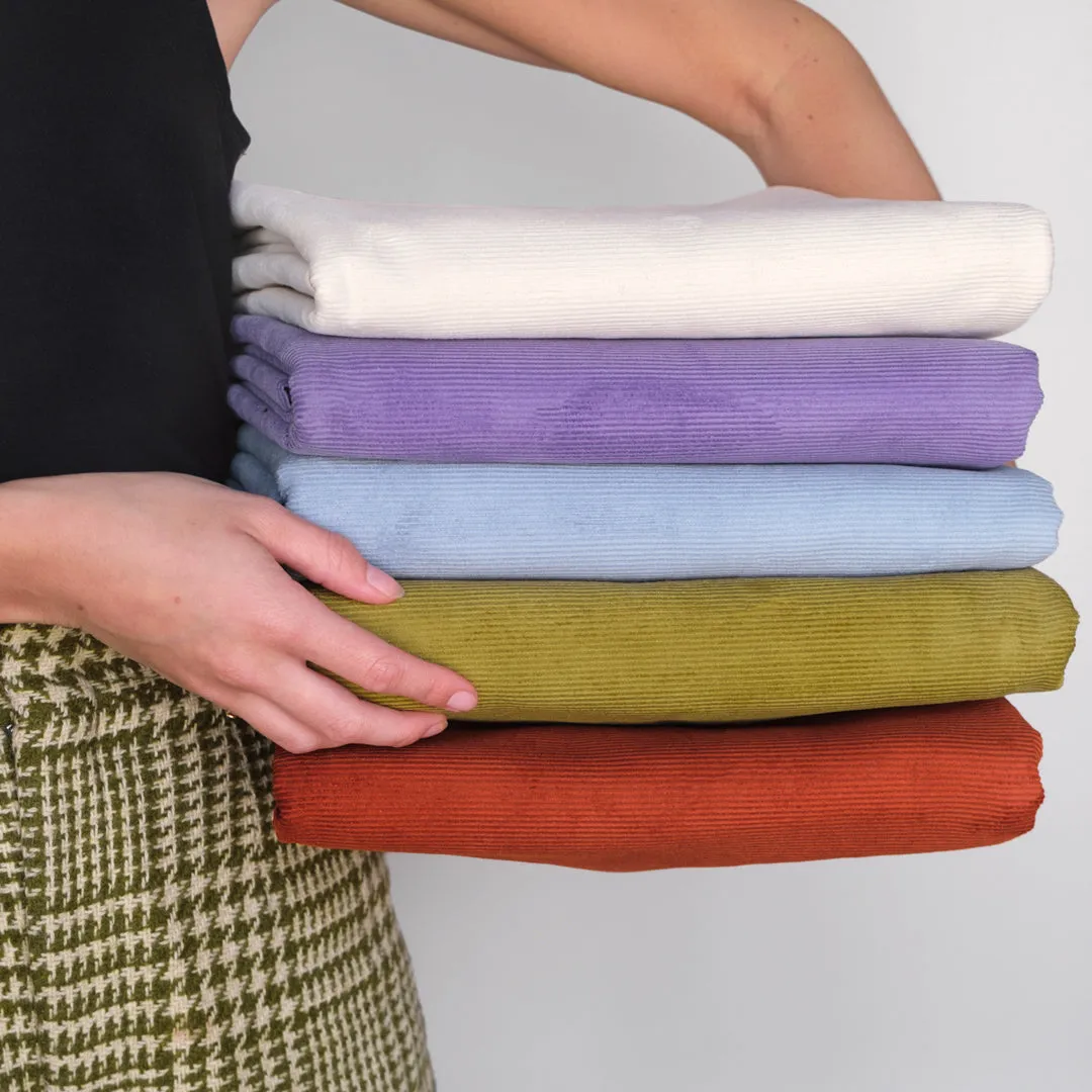 Fine Cotton Corduroy -  Ivory