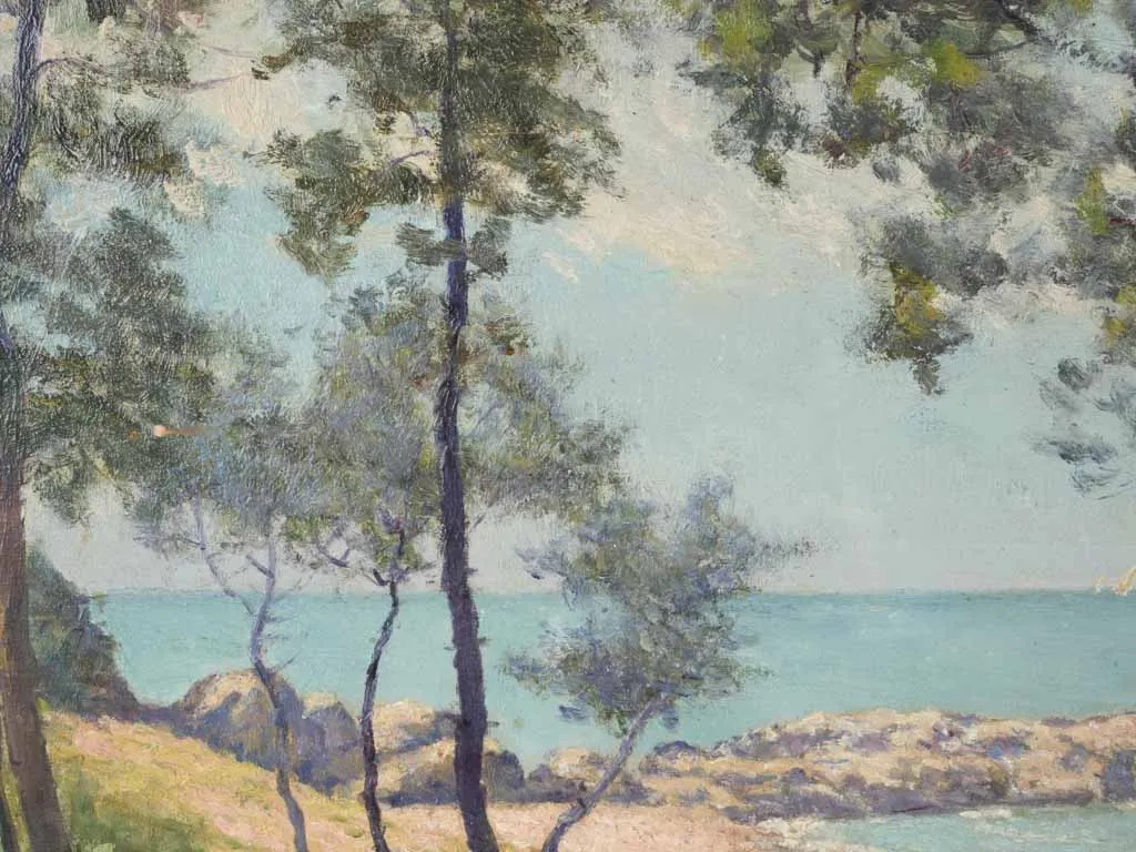 JG Pasquet (1851-1936) Coastal Landscape near Saint-Georges-de-Didonne 11½" x 15¾"