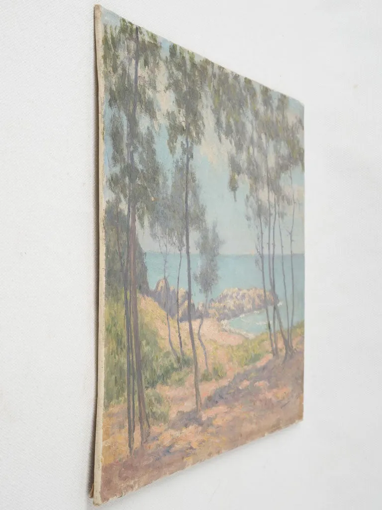 JG Pasquet (1851-1936) Coastal Landscape near Saint-Georges-de-Didonne 11½" x 15¾"