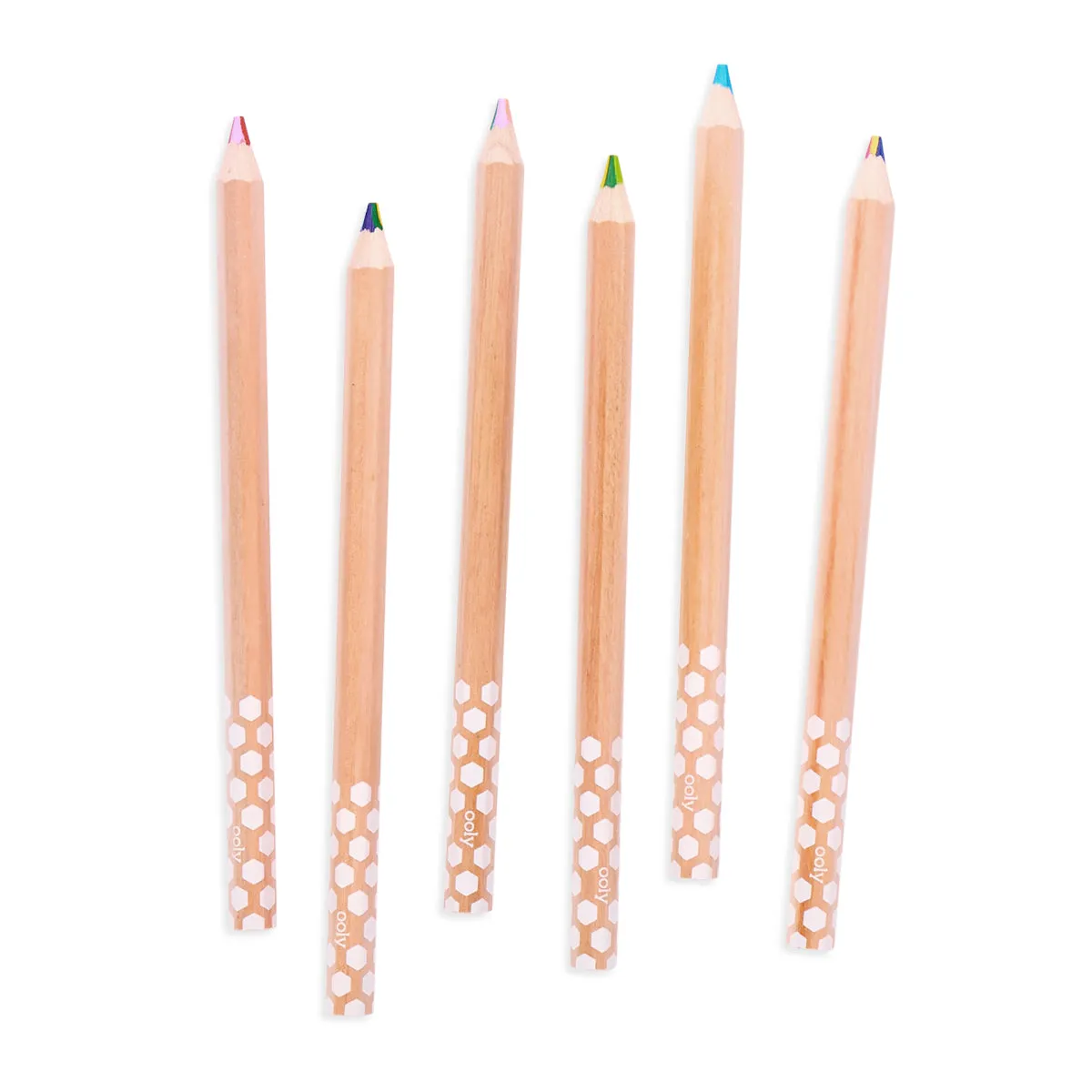 Kaleidoscope Multi-Colored Pencils - Set of 6