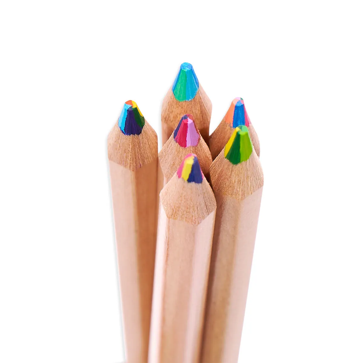 Kaleidoscope Multi-Colored Pencils - Set of 6