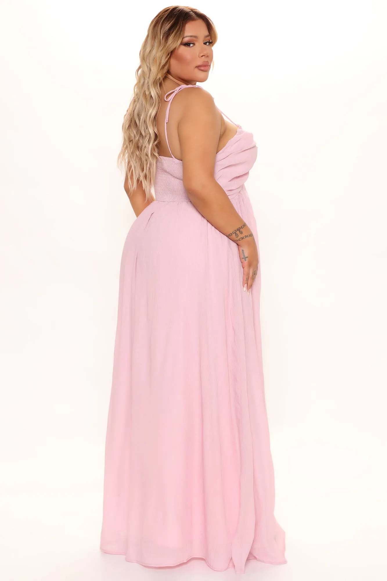 Keeping My Word Maxi Dress - Mauve