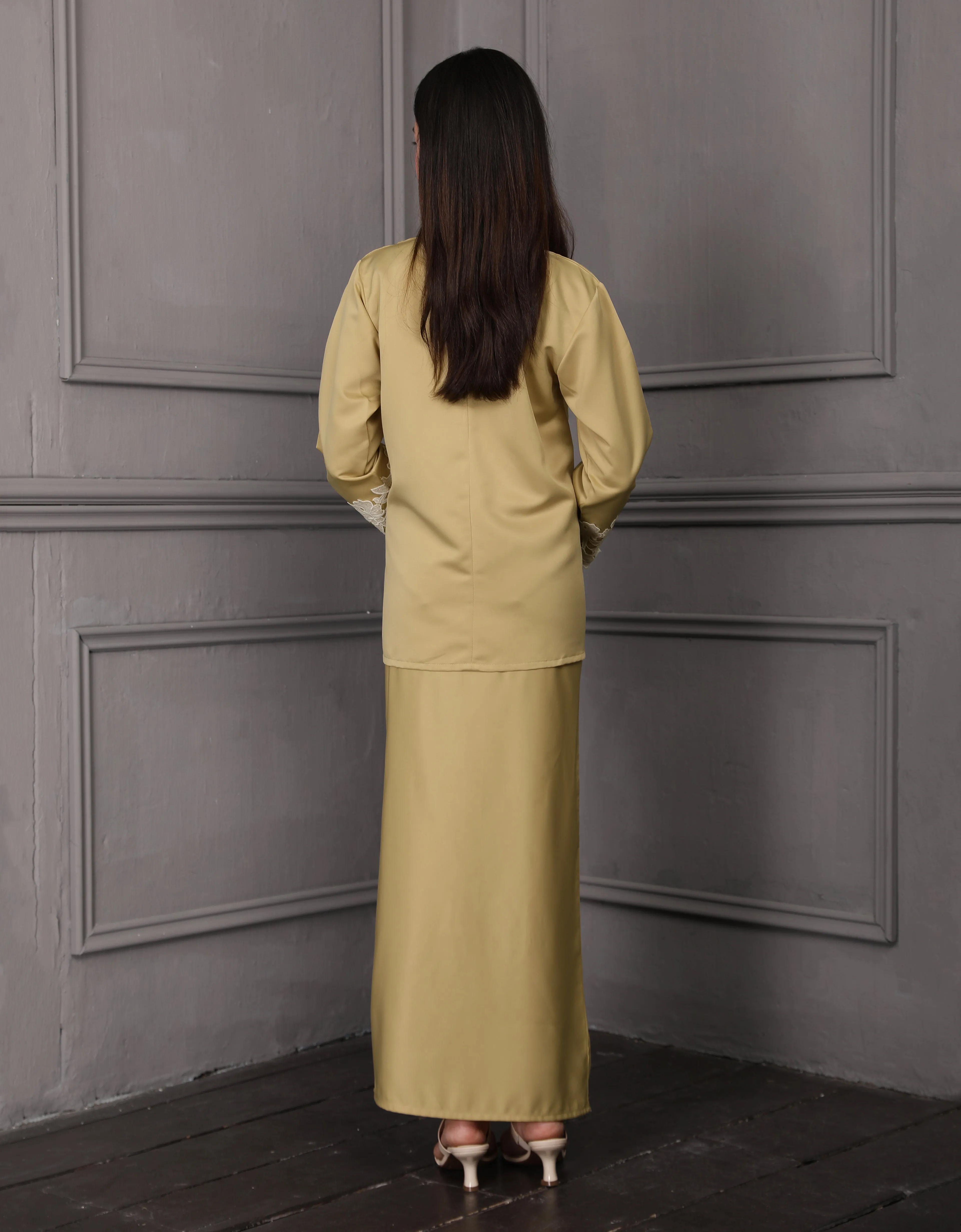 KIDS BAJU KURUNG KEDAH JULYA (AVOCADO)