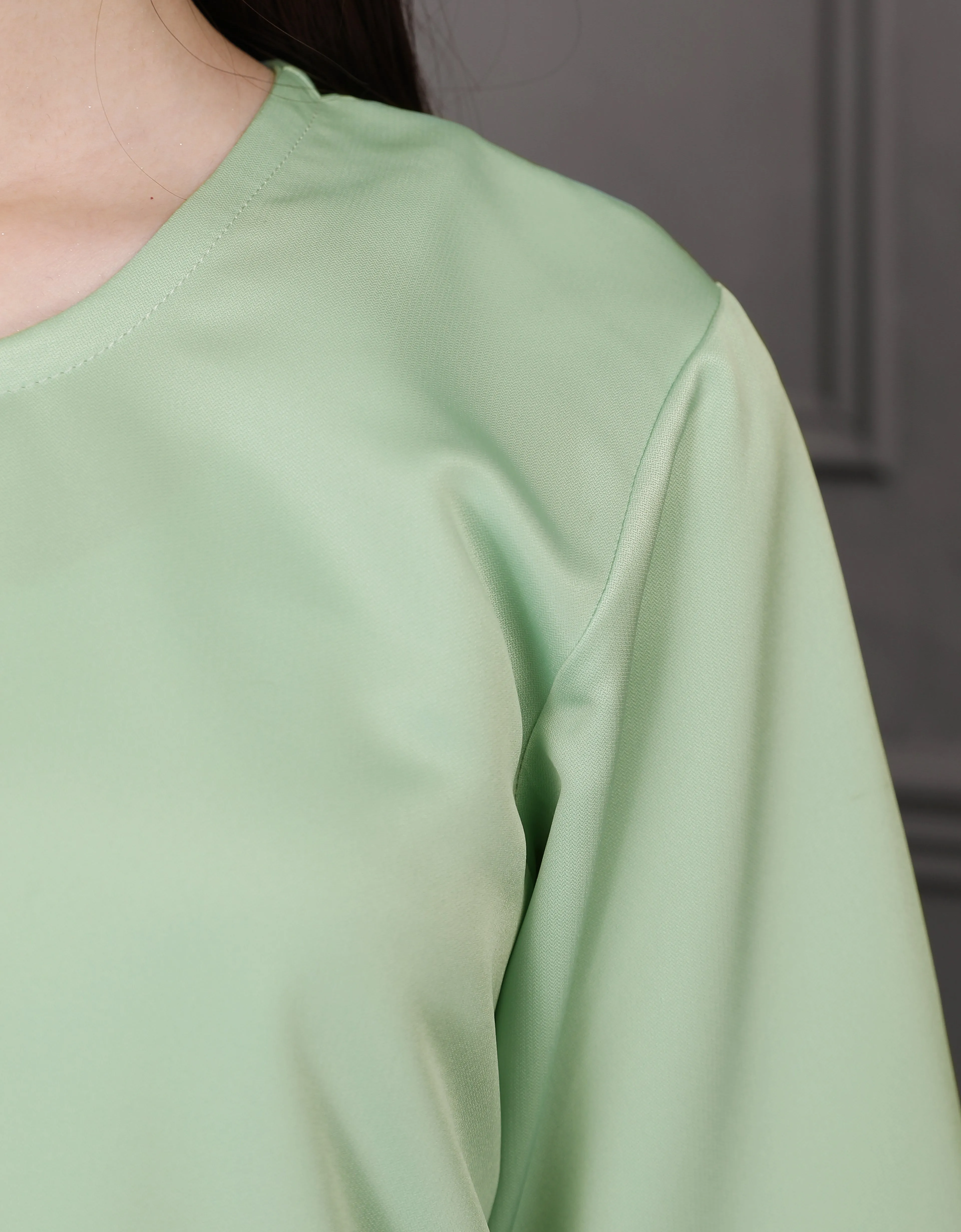 KIDS BAJU KURUNG KEDAH JULYA (MINT)
