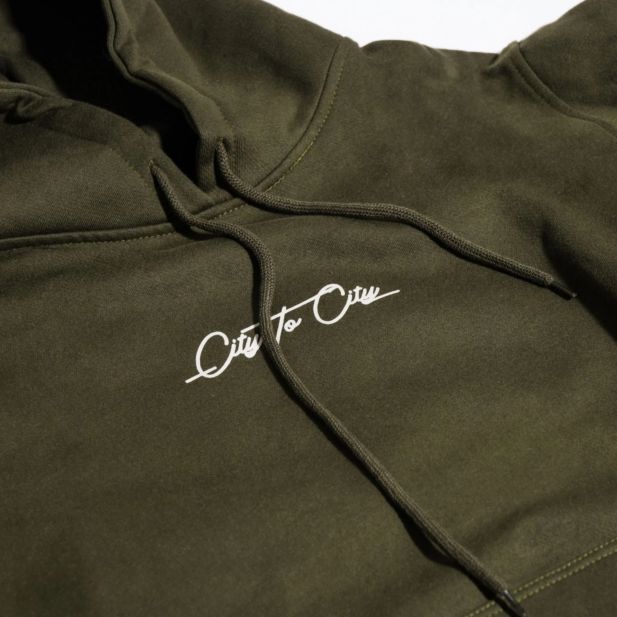 KOTC Classic Hoodie - Army Green & Black