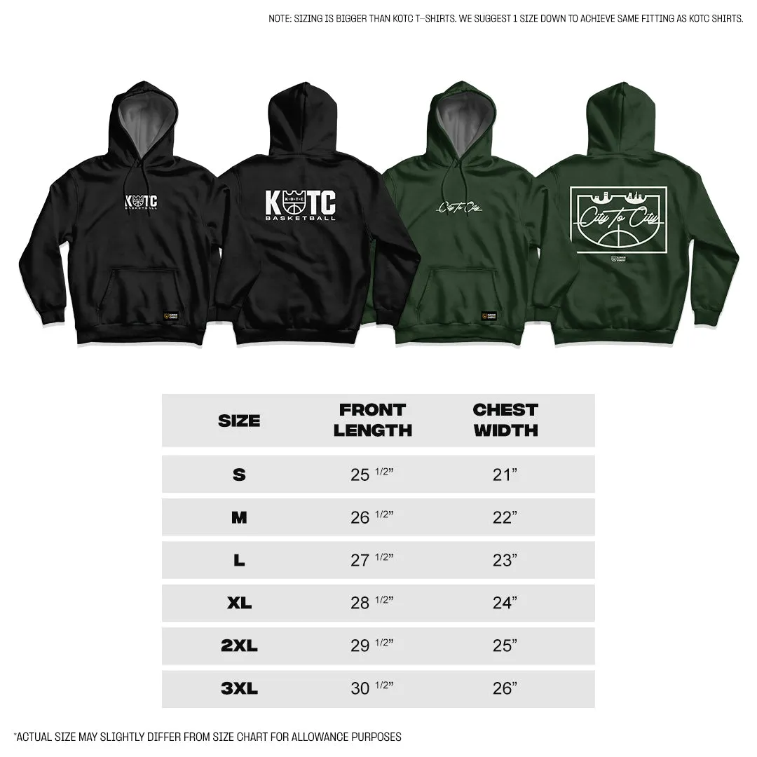 KOTC Classic Hoodie - Army Green & Black