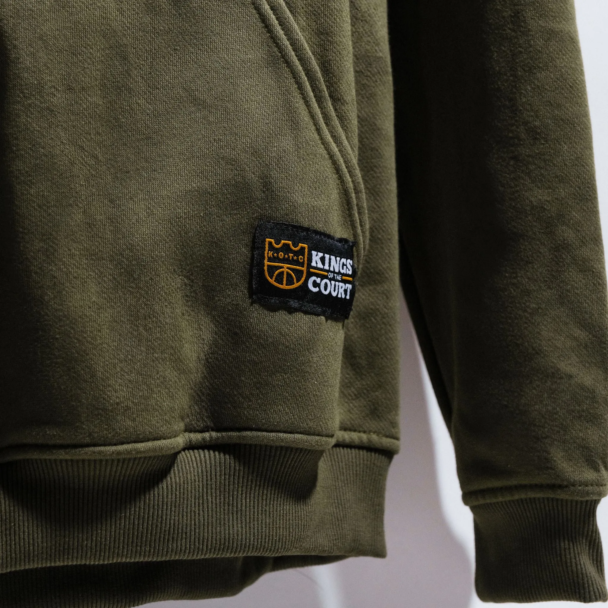 KOTC Classic Hoodie - Army Green & Black