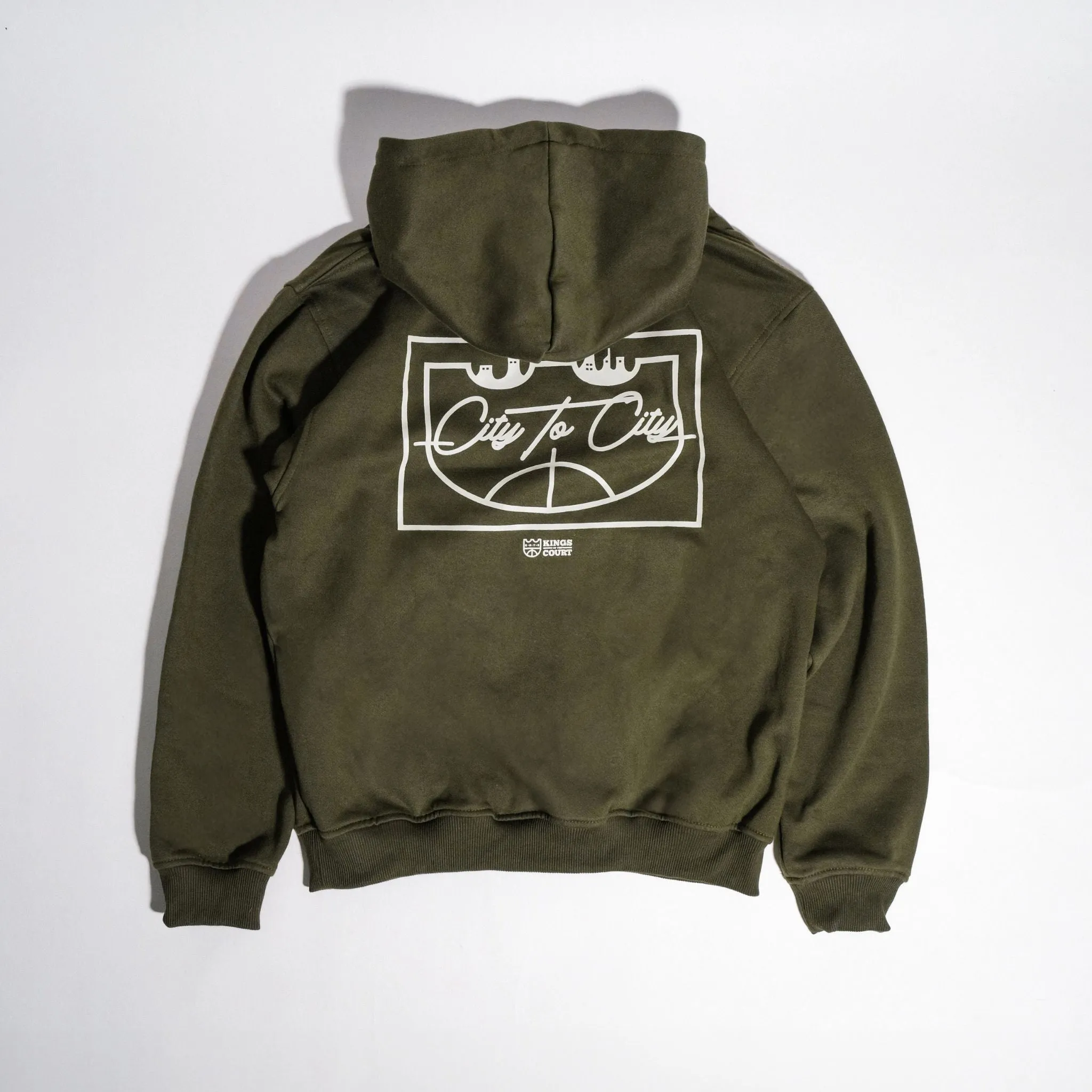 KOTC Classic Hoodie - Army Green & Black