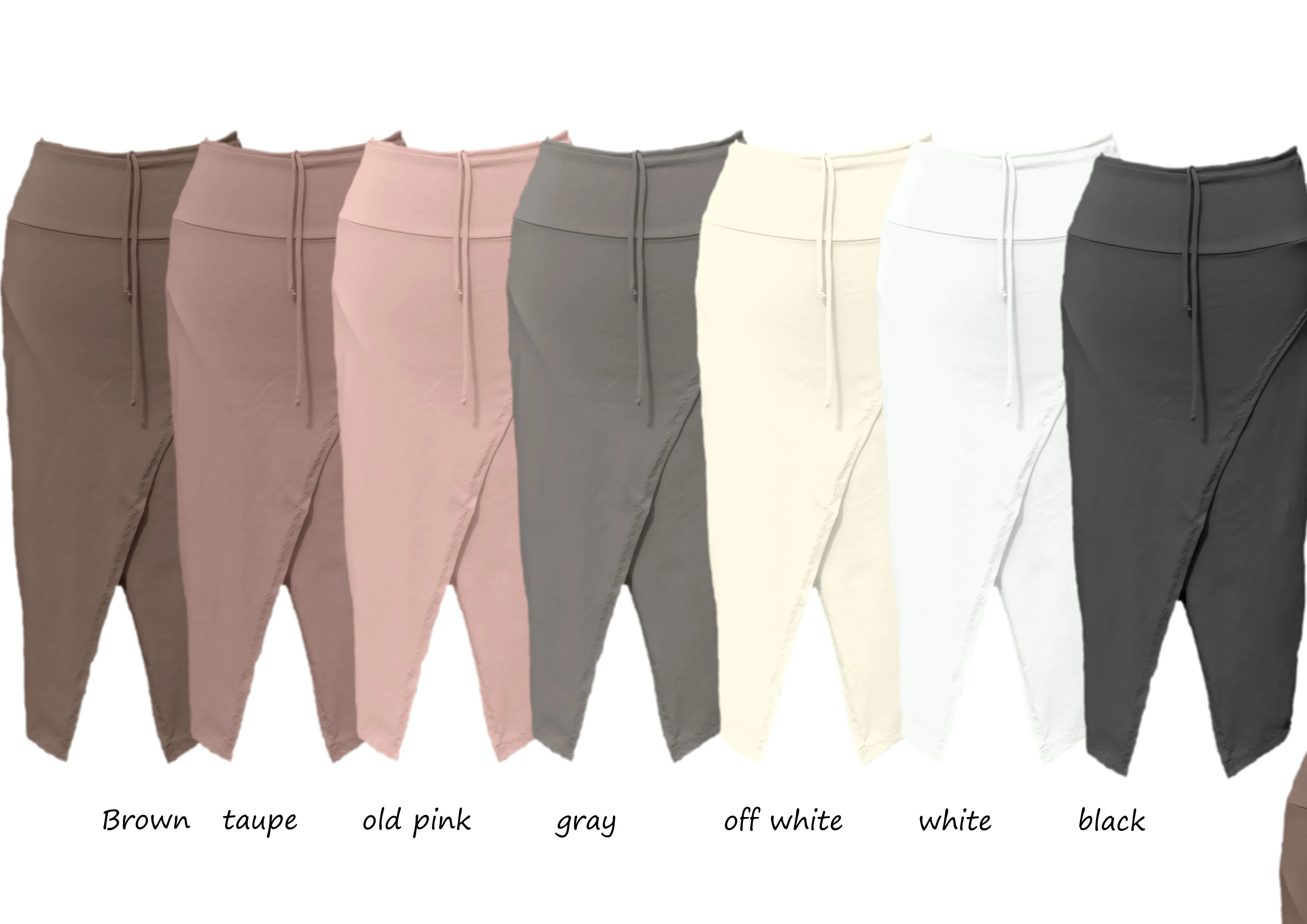 Midi koker rok in biologische katoen /midi pencil skirt in organic cotton