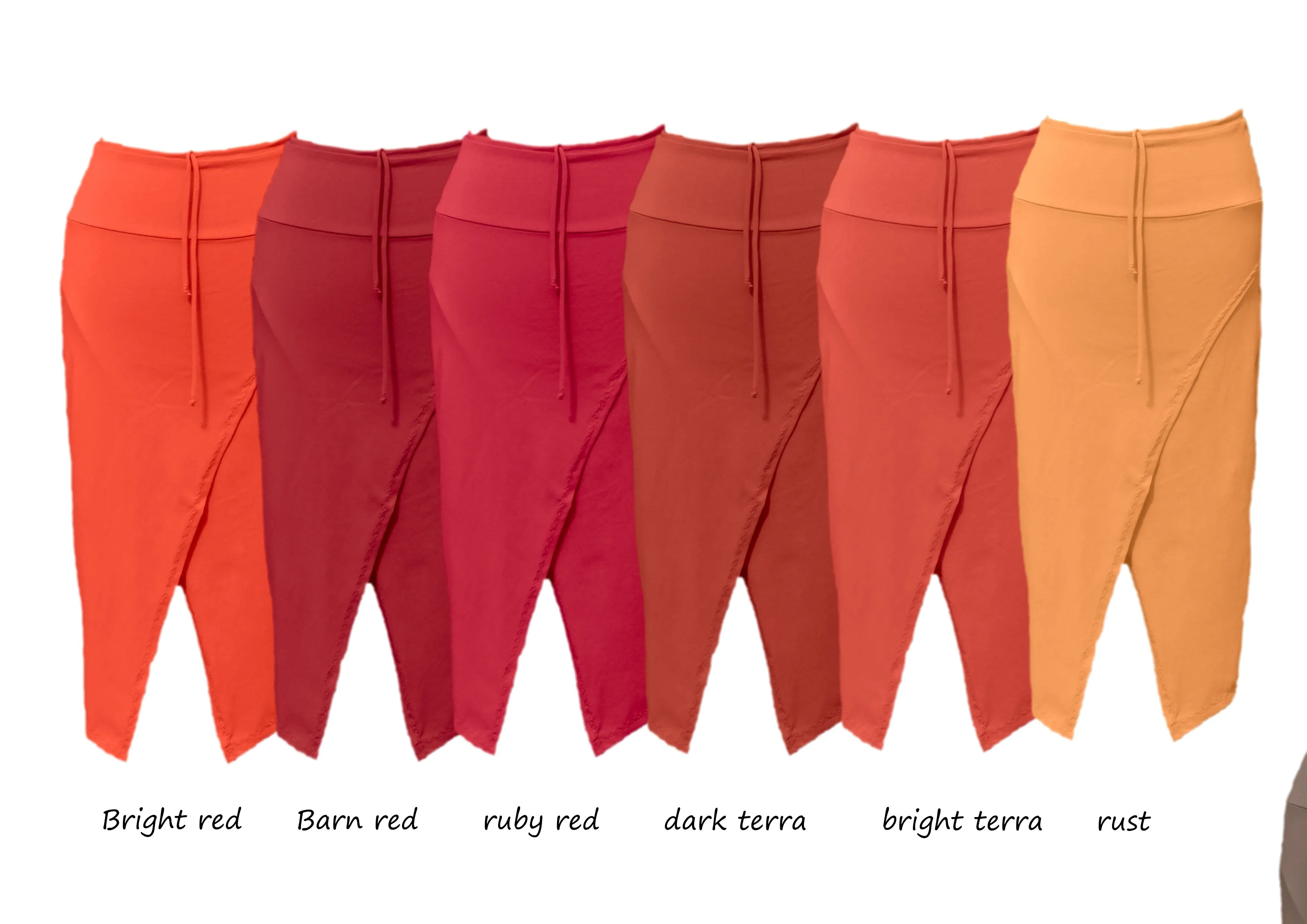 Midi koker rok in biologische katoen /midi pencil skirt in organic cotton