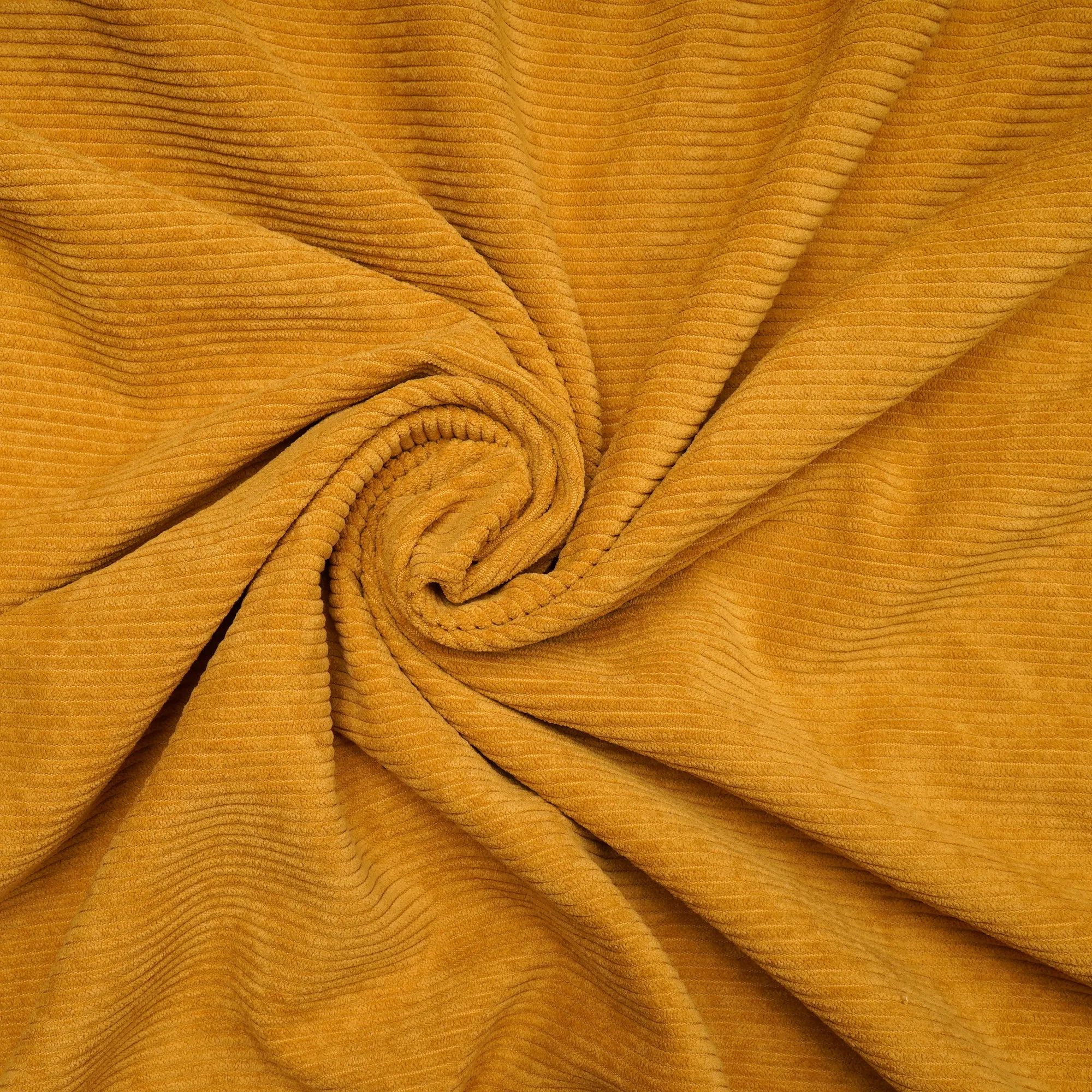 Mustard Imported Cotton Corduroy Fabric (60" Wide)
