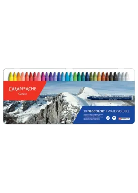 Neocolor II Watersoluble Wax Pastel Set of 30