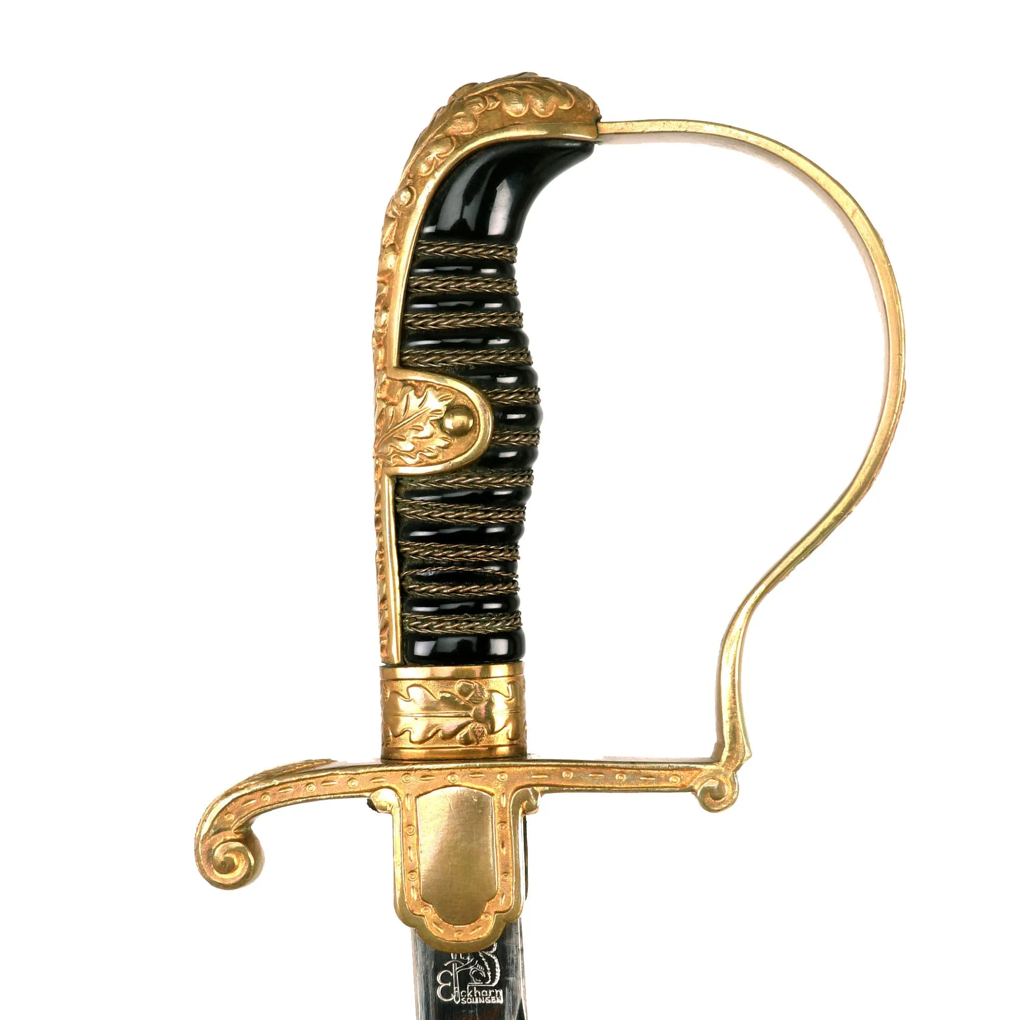 Original German WWII Field Marshal von Stein Pattern Dove Head Officers Sword by Carl Eickhorn with Scabbard