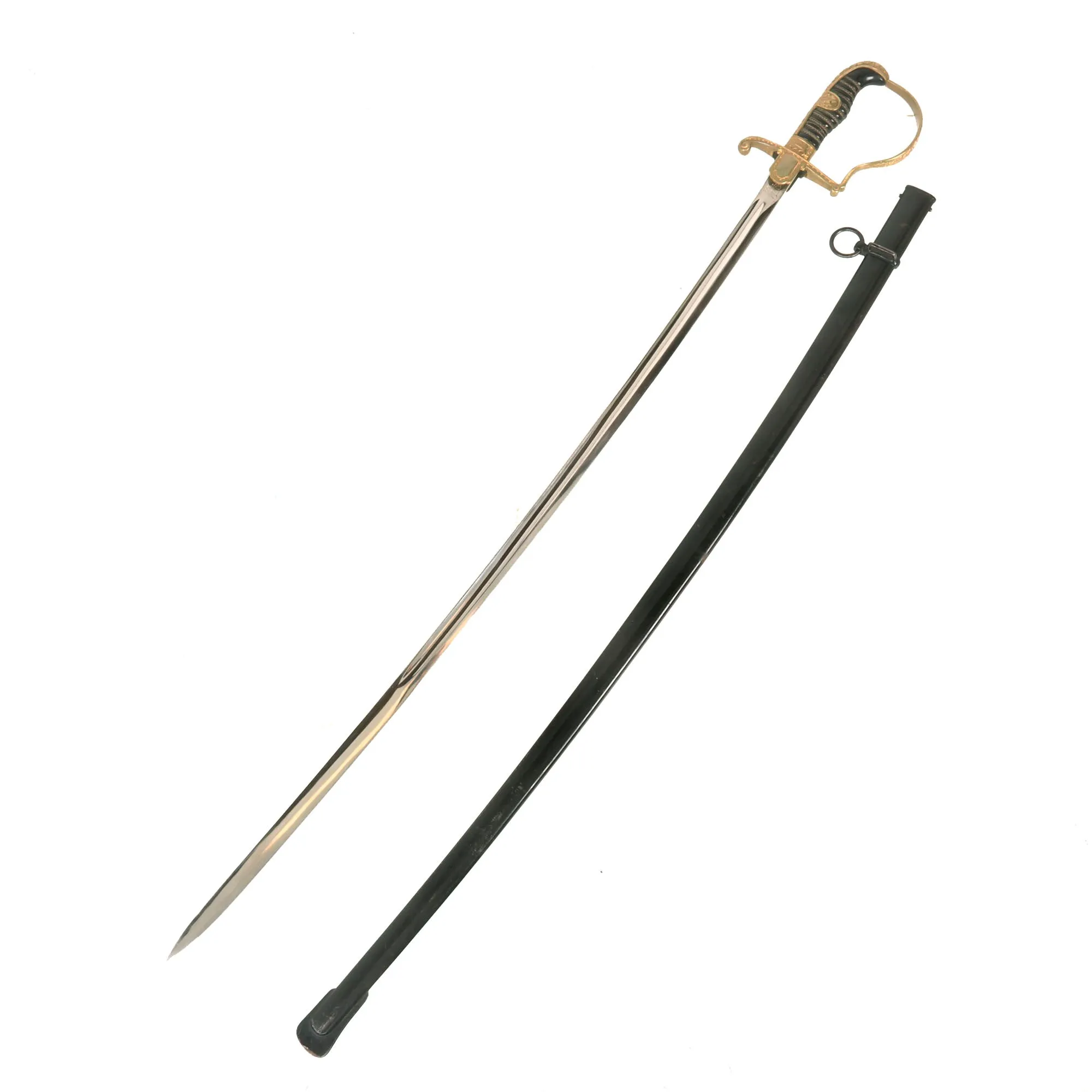 Original German WWII Field Marshal von Stein Pattern Dove Head Officers Sword by Carl Eickhorn with Scabbard