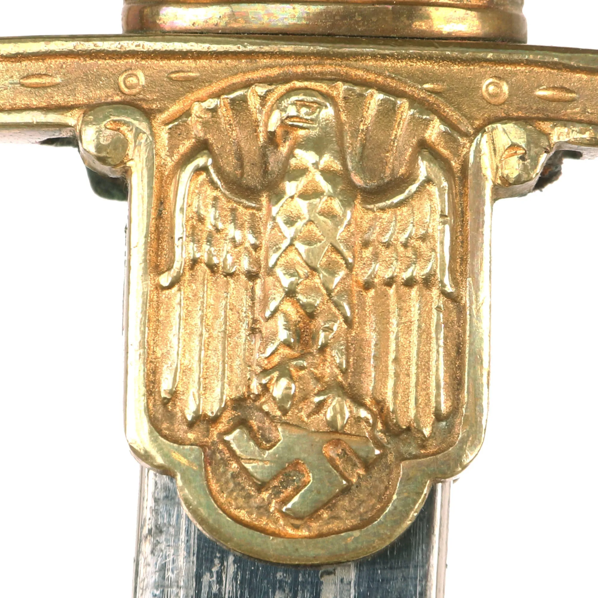 Original German WWII Field Marshal von Stein Pattern Dove Head Officers Sword by Carl Eickhorn with Scabbard