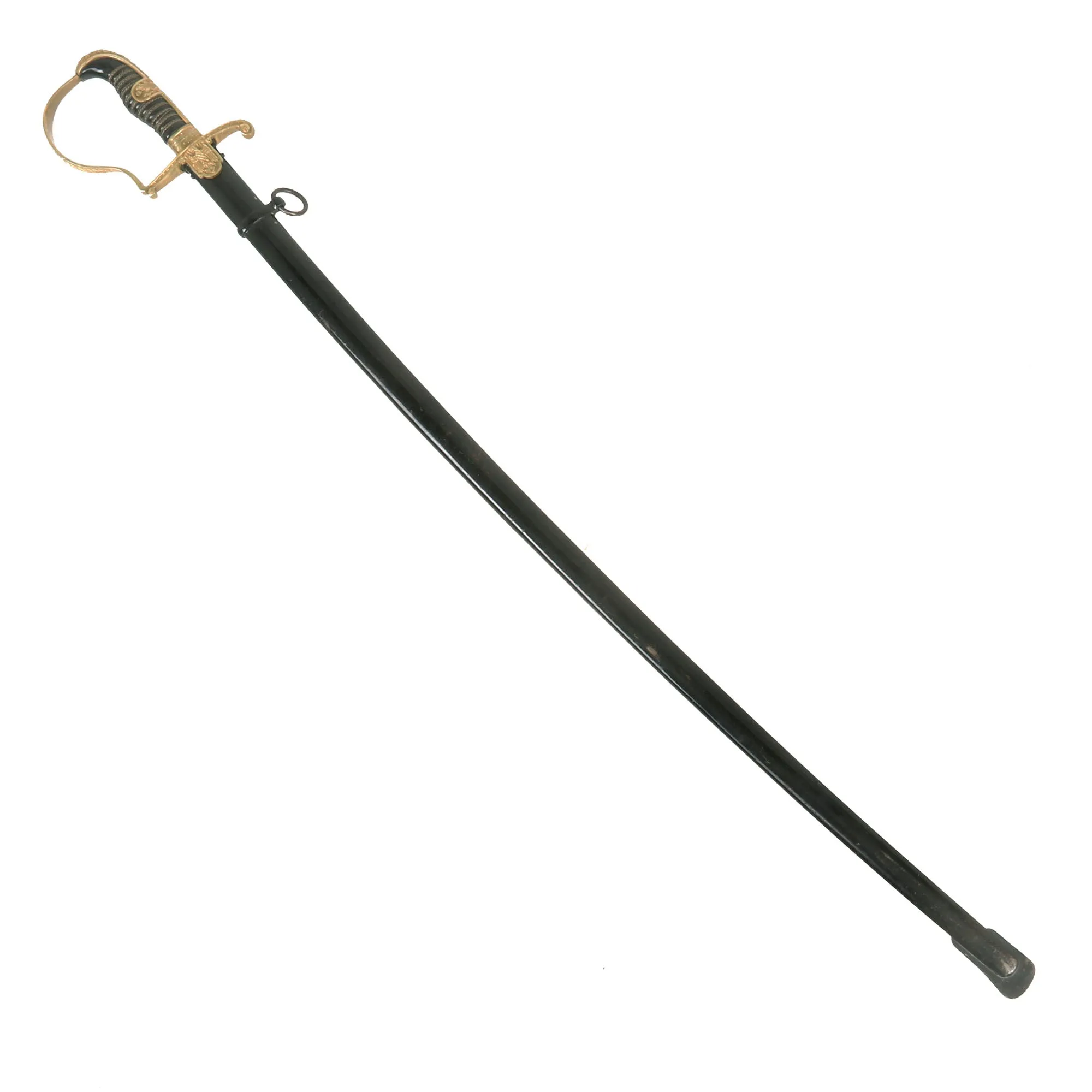 Original German WWII Field Marshal von Stein Pattern Dove Head Officers Sword by Carl Eickhorn with Scabbard