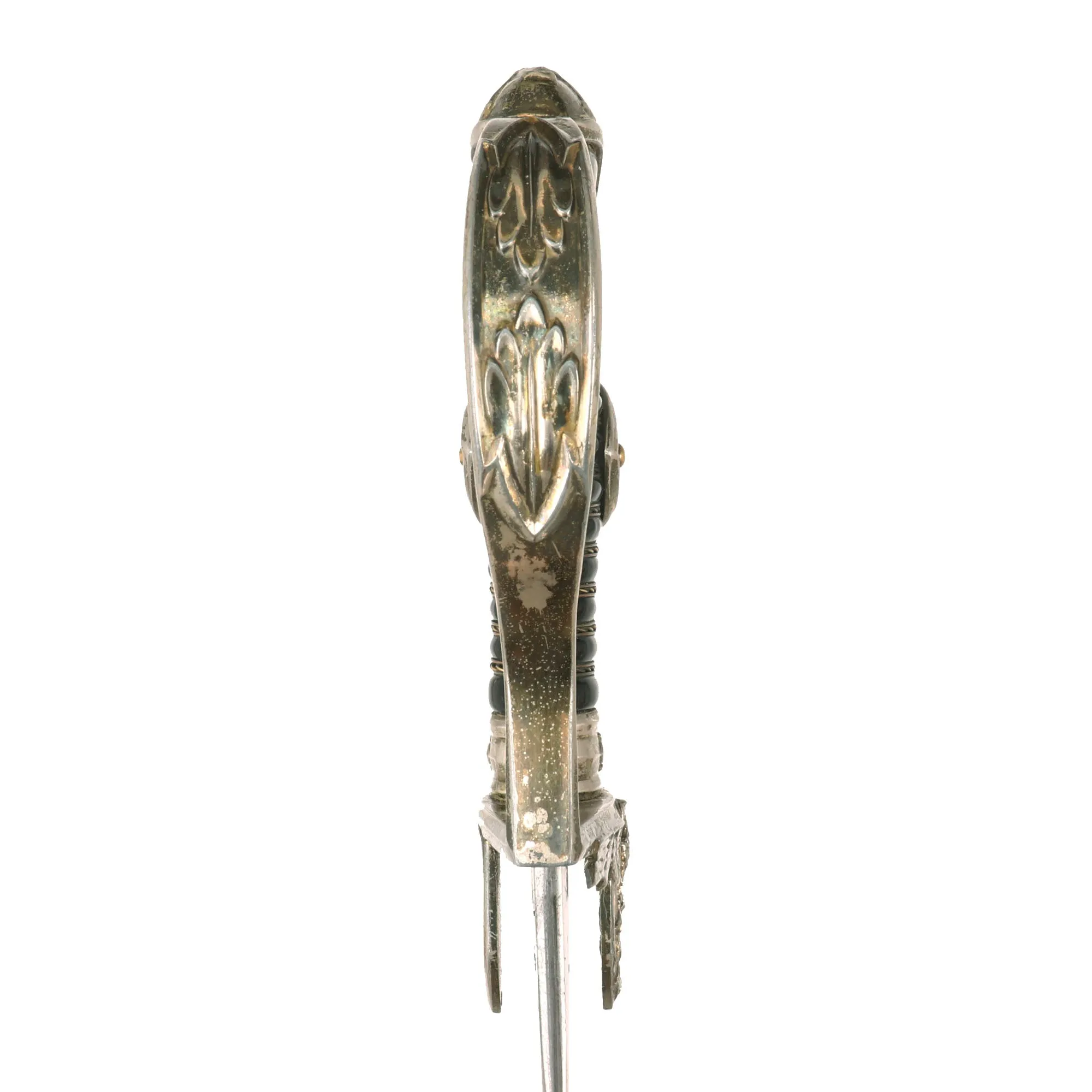 Original Rare German WWII Field Marshal Prinz Eugen Pattern Dove Head Officers Sword by Carl Eickhorn with Scabbard