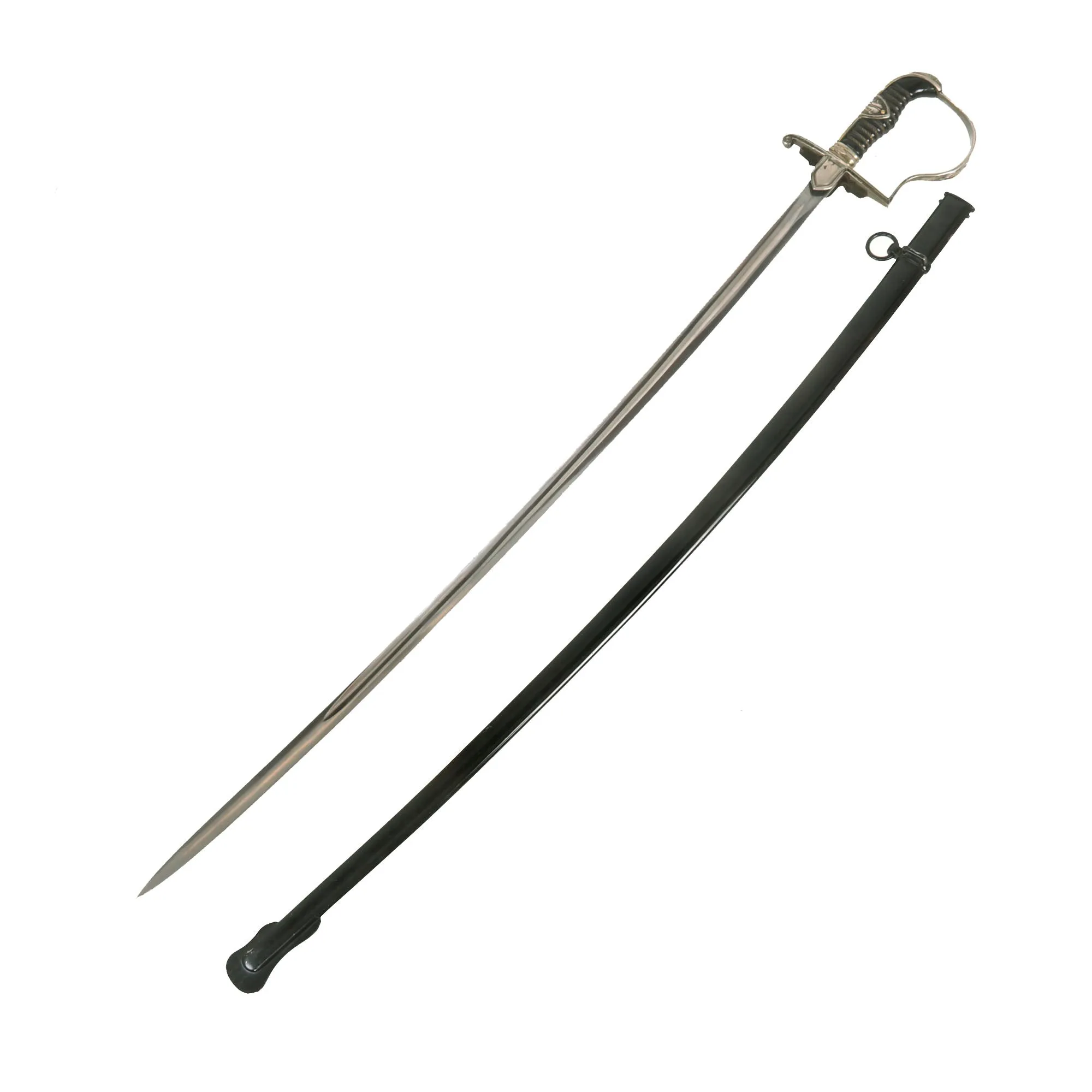 Original Rare German WWII Field Marshal Prinz Eugen Pattern Dove Head Officers Sword by Carl Eickhorn with Scabbard