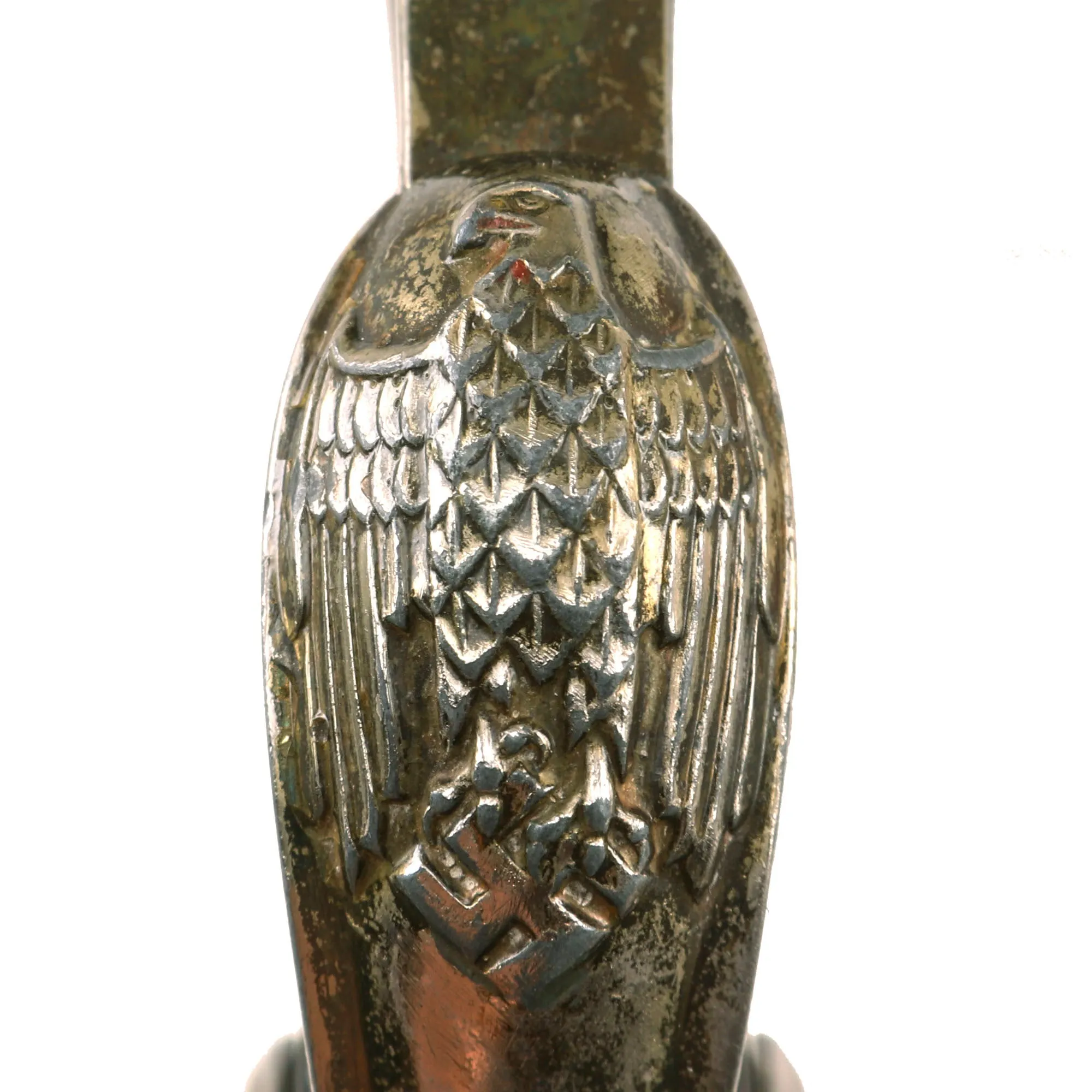 Original Rare German WWII Field Marshal Prinz Eugen Pattern Dove Head Officers Sword by Carl Eickhorn with Scabbard