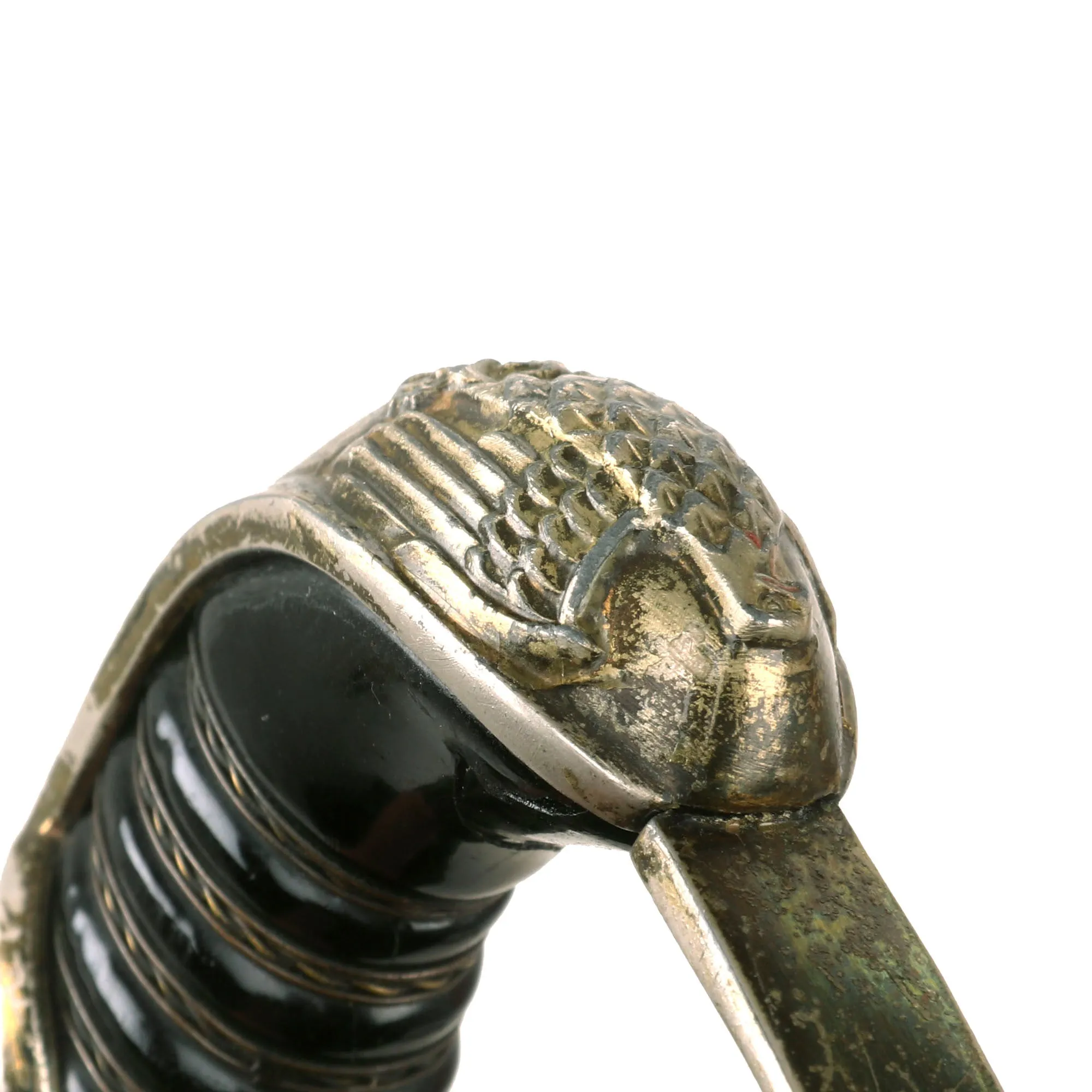 Original Rare German WWII Field Marshal Prinz Eugen Pattern Dove Head Officers Sword by Carl Eickhorn with Scabbard