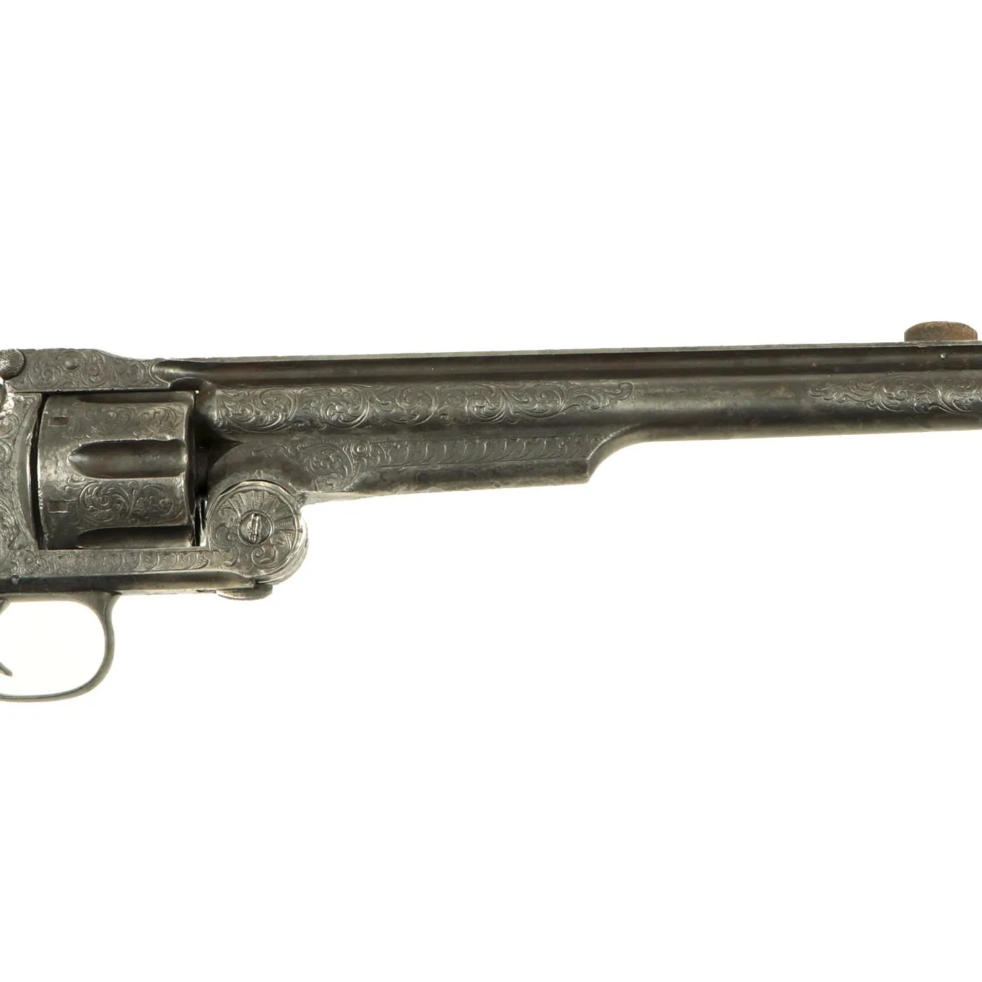 Original U.S. Smith & Wesson 2nd Model American No. 3 Engraved Revolver with Walrus Ivory Grips - Serial 18942